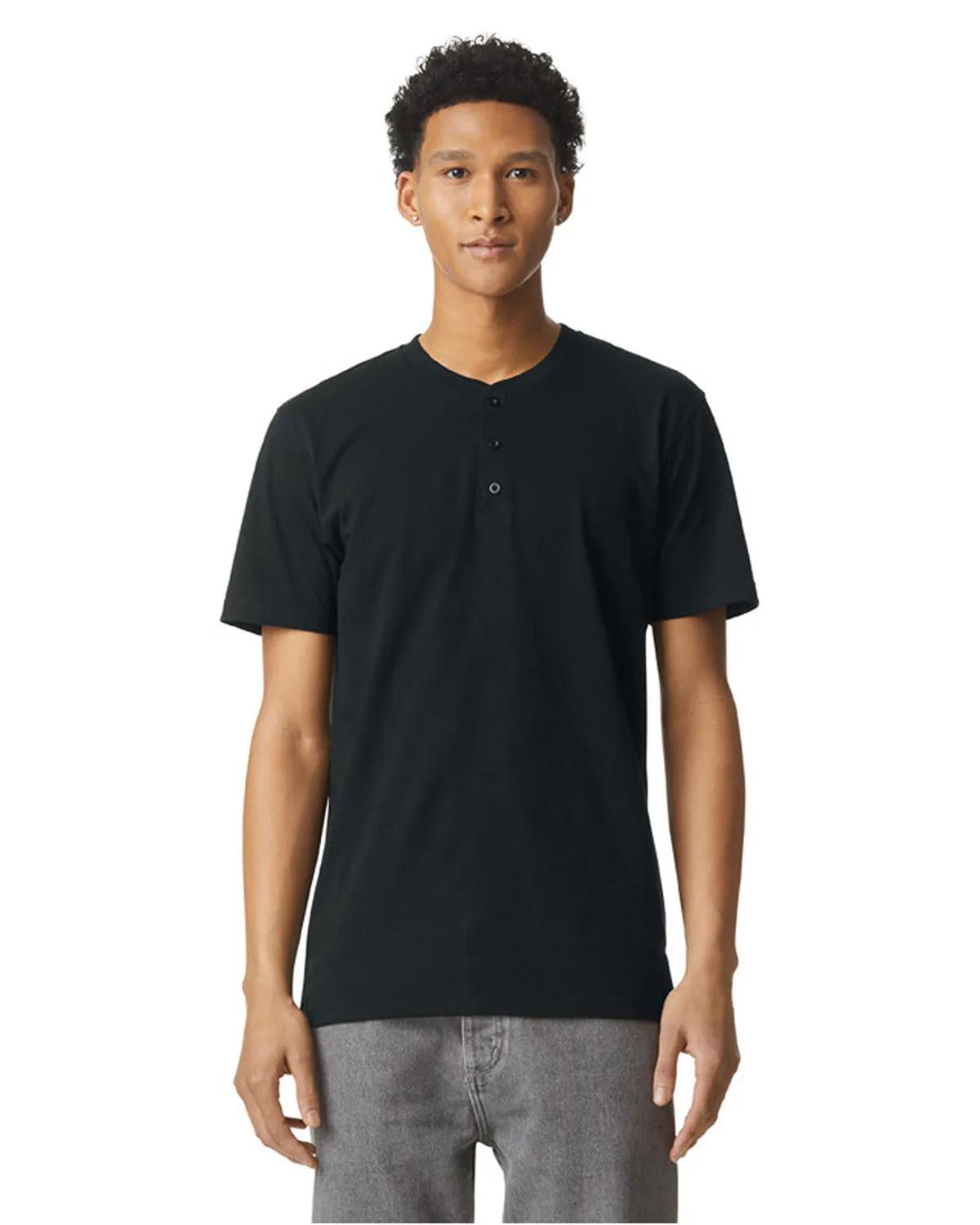 Unisex CVC Henley T-Shirt
