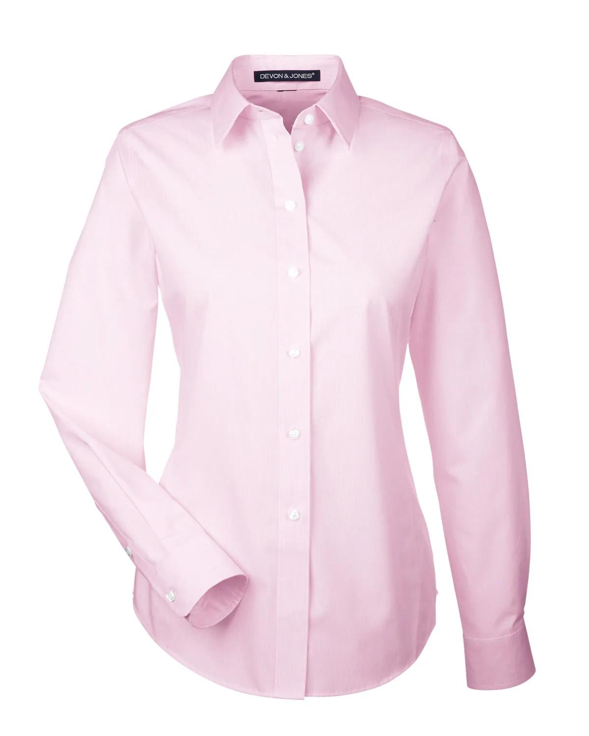 Ladies' Crown Collection® Striped Woven Shirt 12 of 14