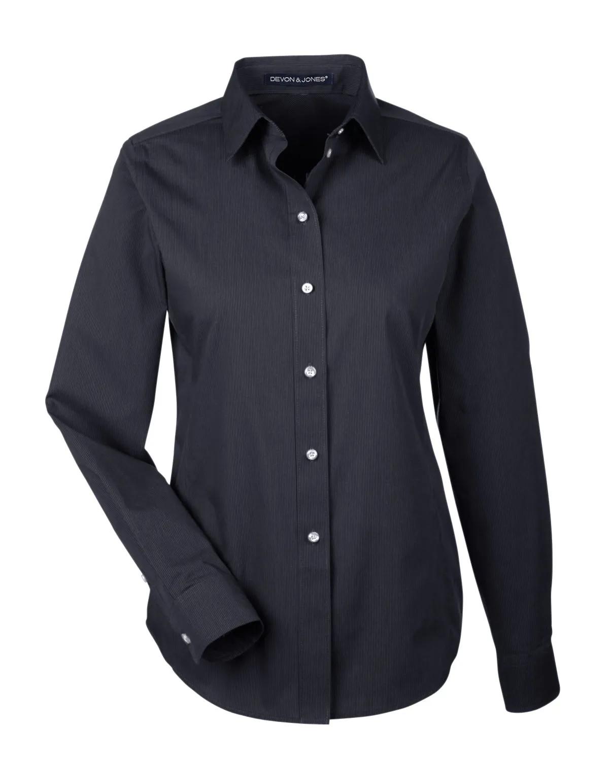 Ladies' Crown Collection® Striped Woven Shirt 11 of 14