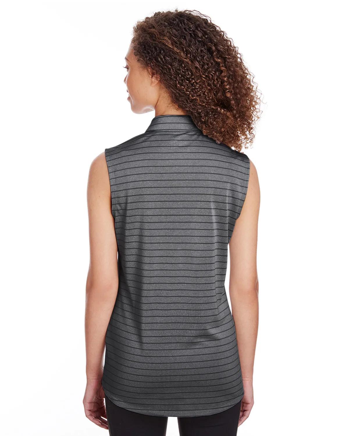 Ladies' Rotation Stripe Sleeveless Polo 2 of 15