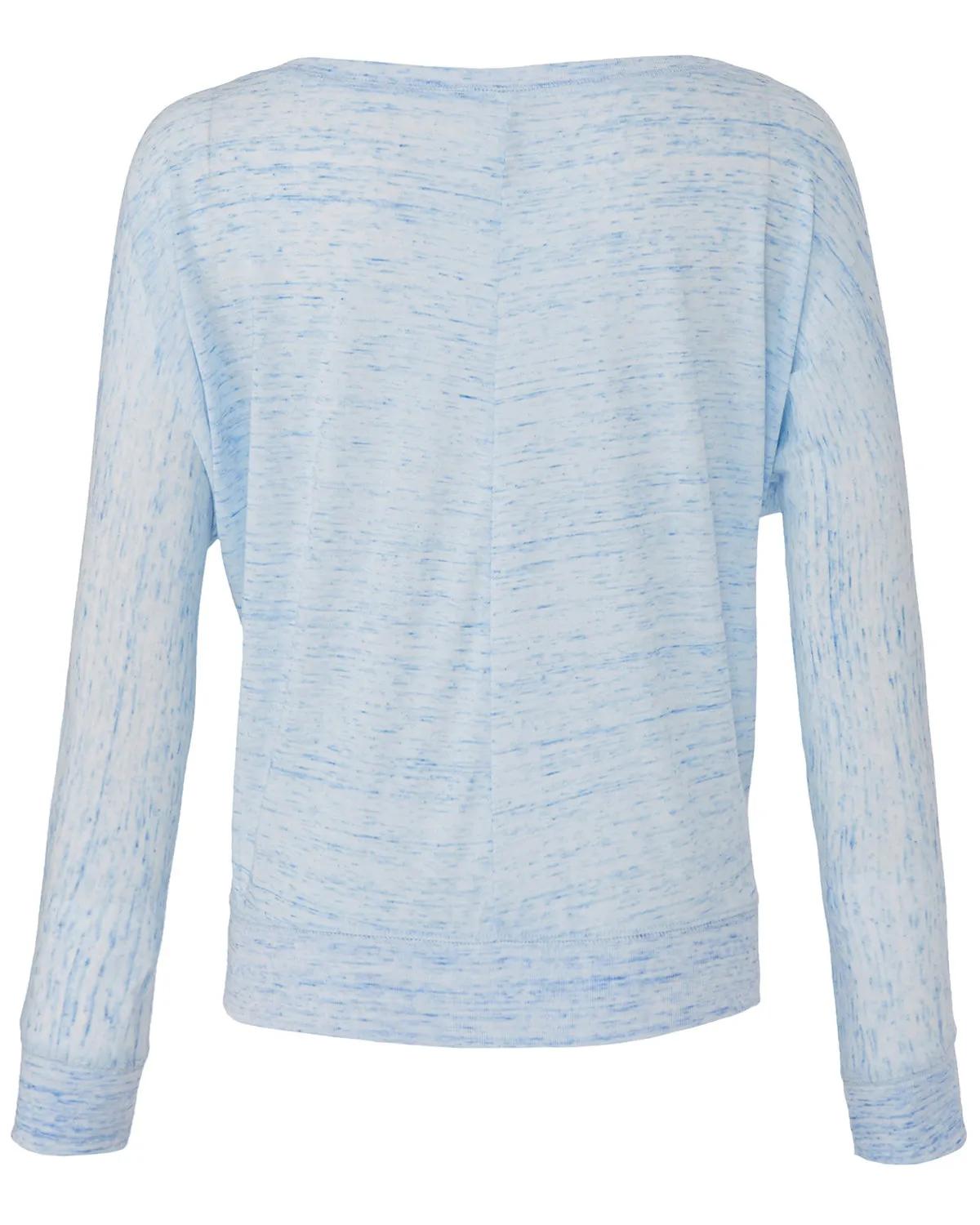 Ladies' Flowy Long-Sleeve Off Shoulder T-Shirt 29 of 45