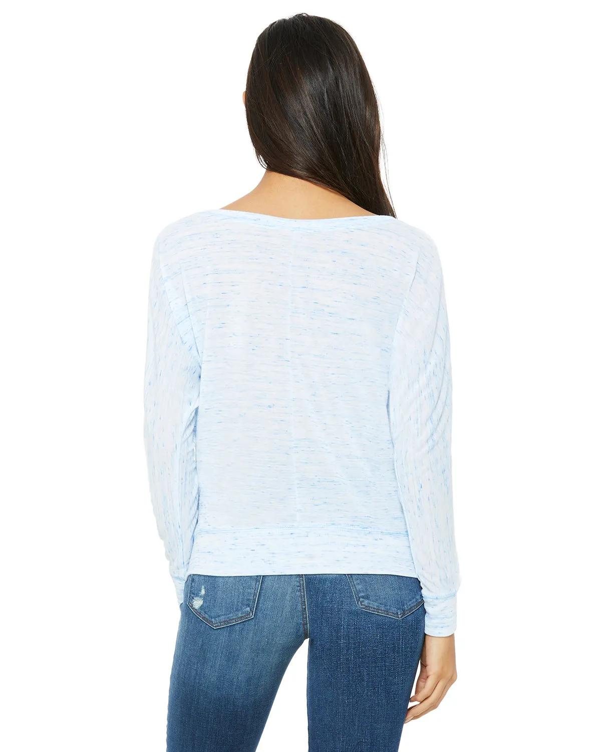 Ladies' Flowy Long-Sleeve Off Shoulder T-Shirt 26 of 45