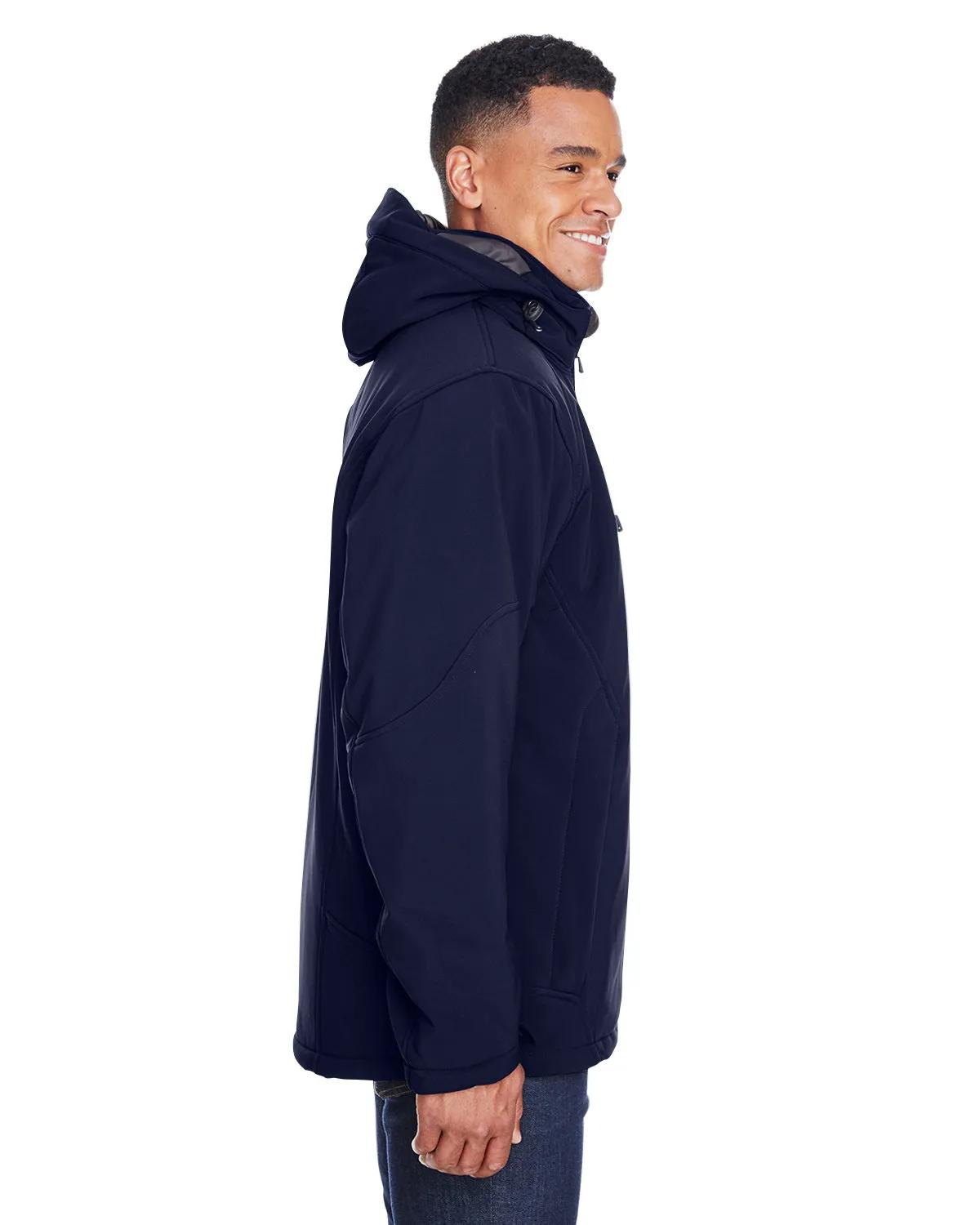 Men's Glacier Insulated Three-Layer Fleece Bonded Soft Shell Jacket with Detachable Hood 9 of 11