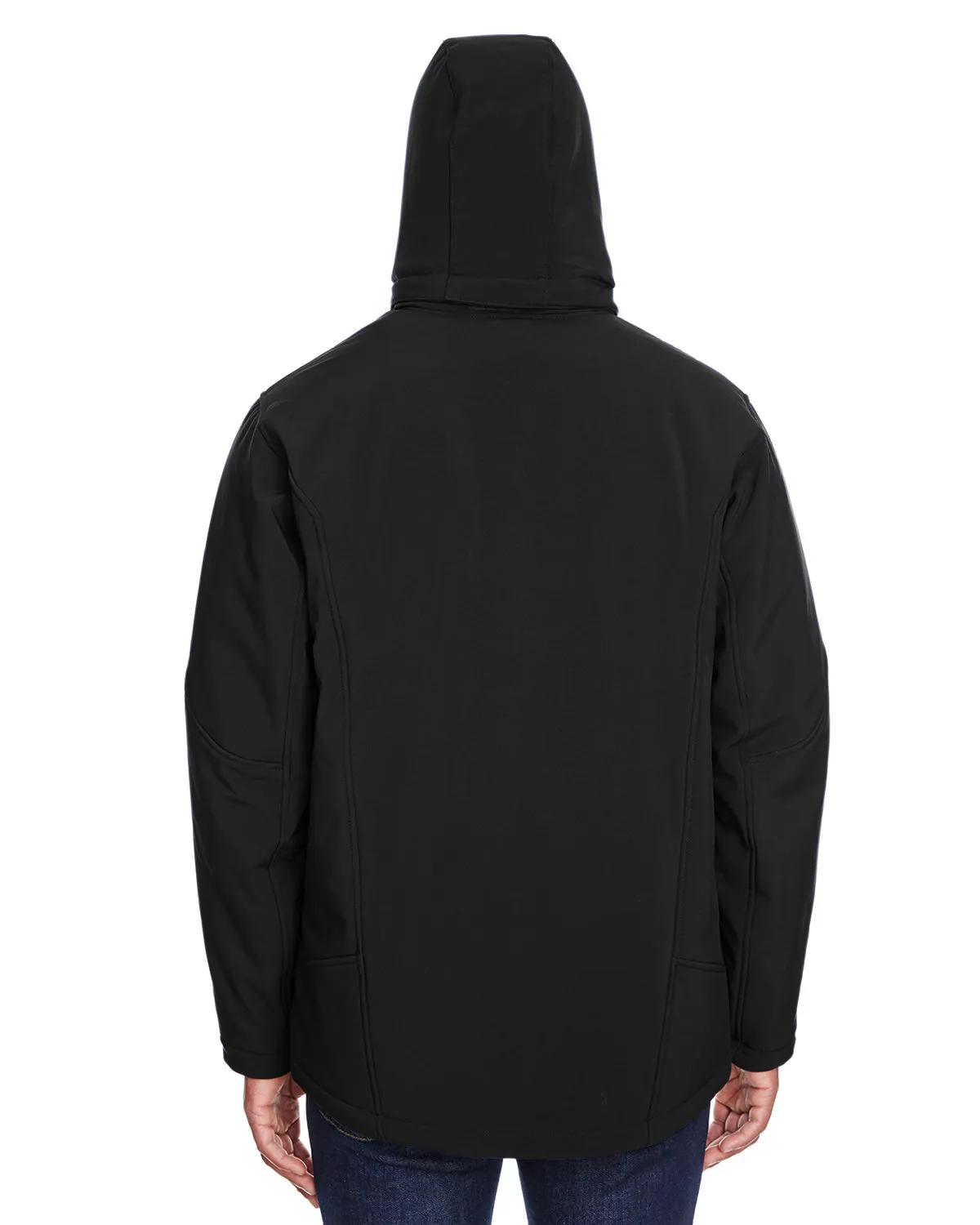 Men's Glacier Insulated Three-Layer Fleece Bonded Soft Shell Jacket with Detachable Hood 2 of 11
