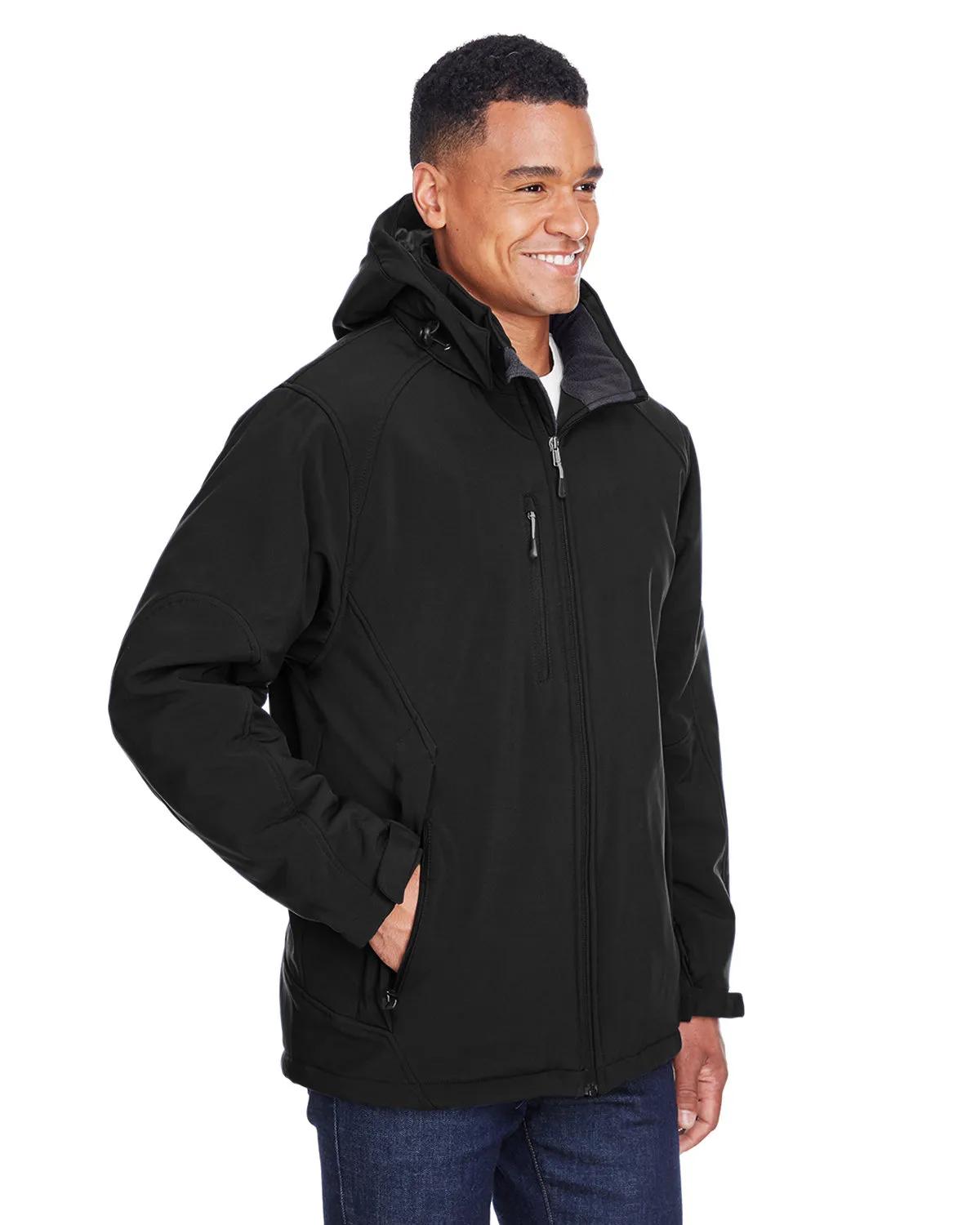 Men's Glacier Insulated Three-Layer Fleece Bonded Soft Shell Jacket with Detachable Hood 2 of 11