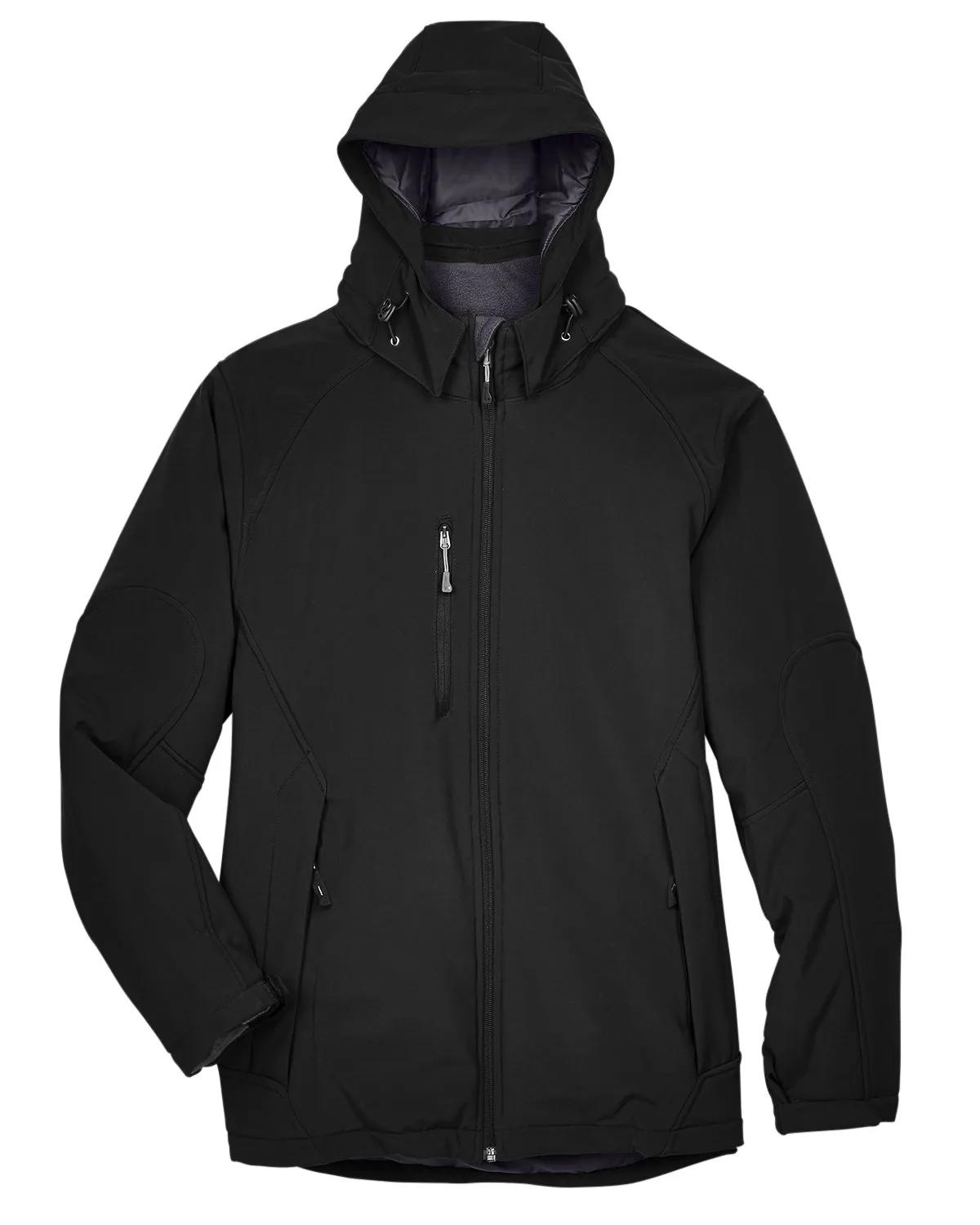 Men's Glacier Insulated Three-Layer Fleece Bonded Soft Shell Jacket with Detachable Hood 4 of 11