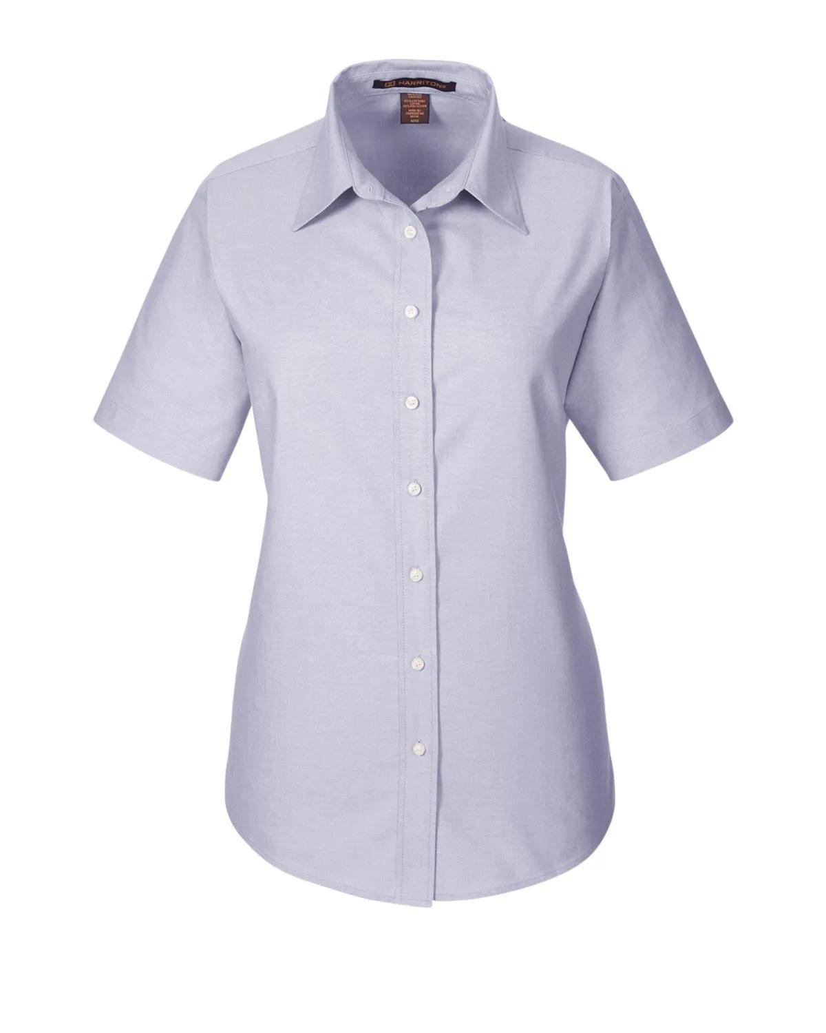 Ladies' Short-Sleeve Oxford with Stain-Release 6 of 12