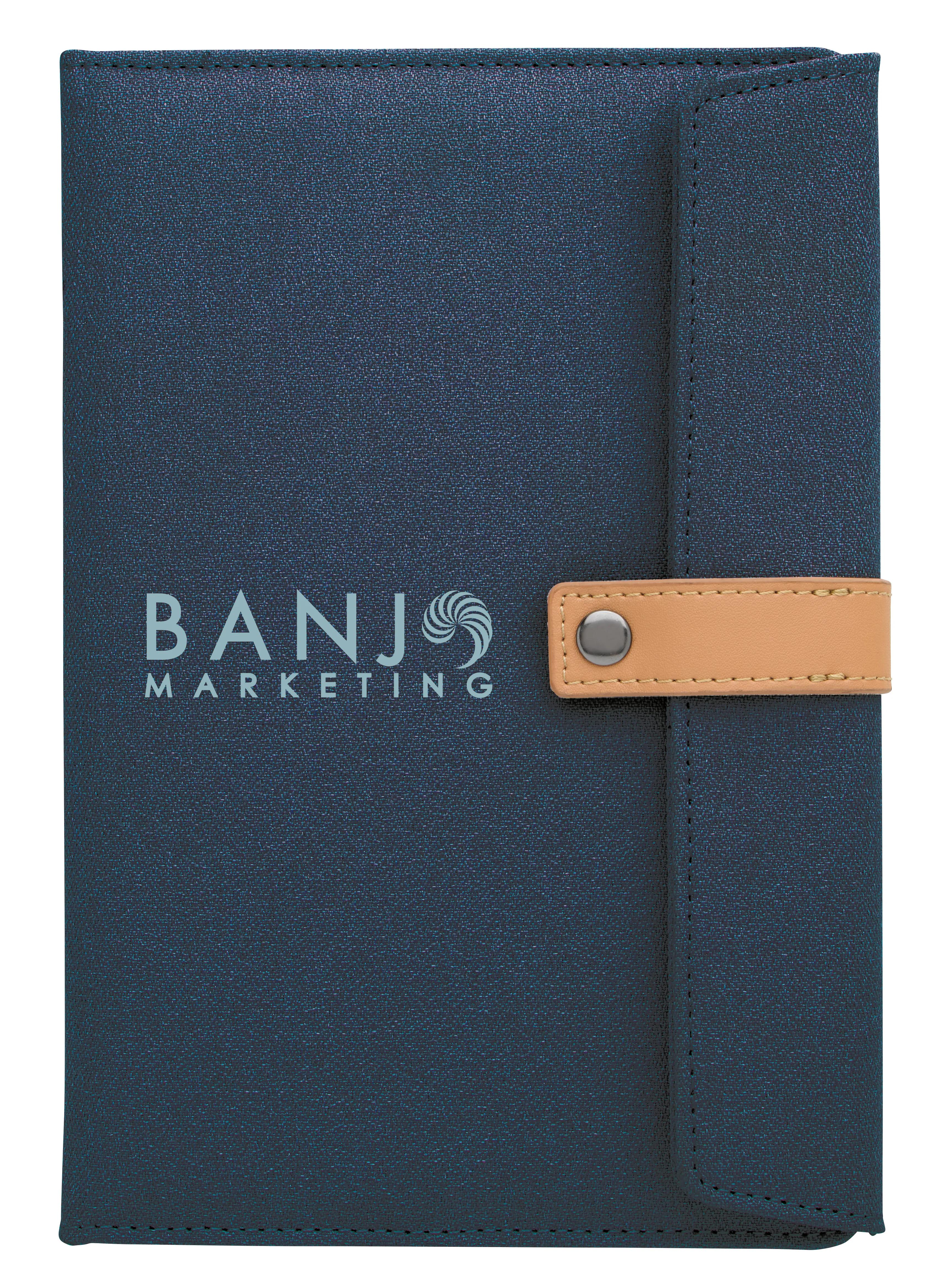 Good Value™ Two-Tone Journal with Leather Closure 16 of 18