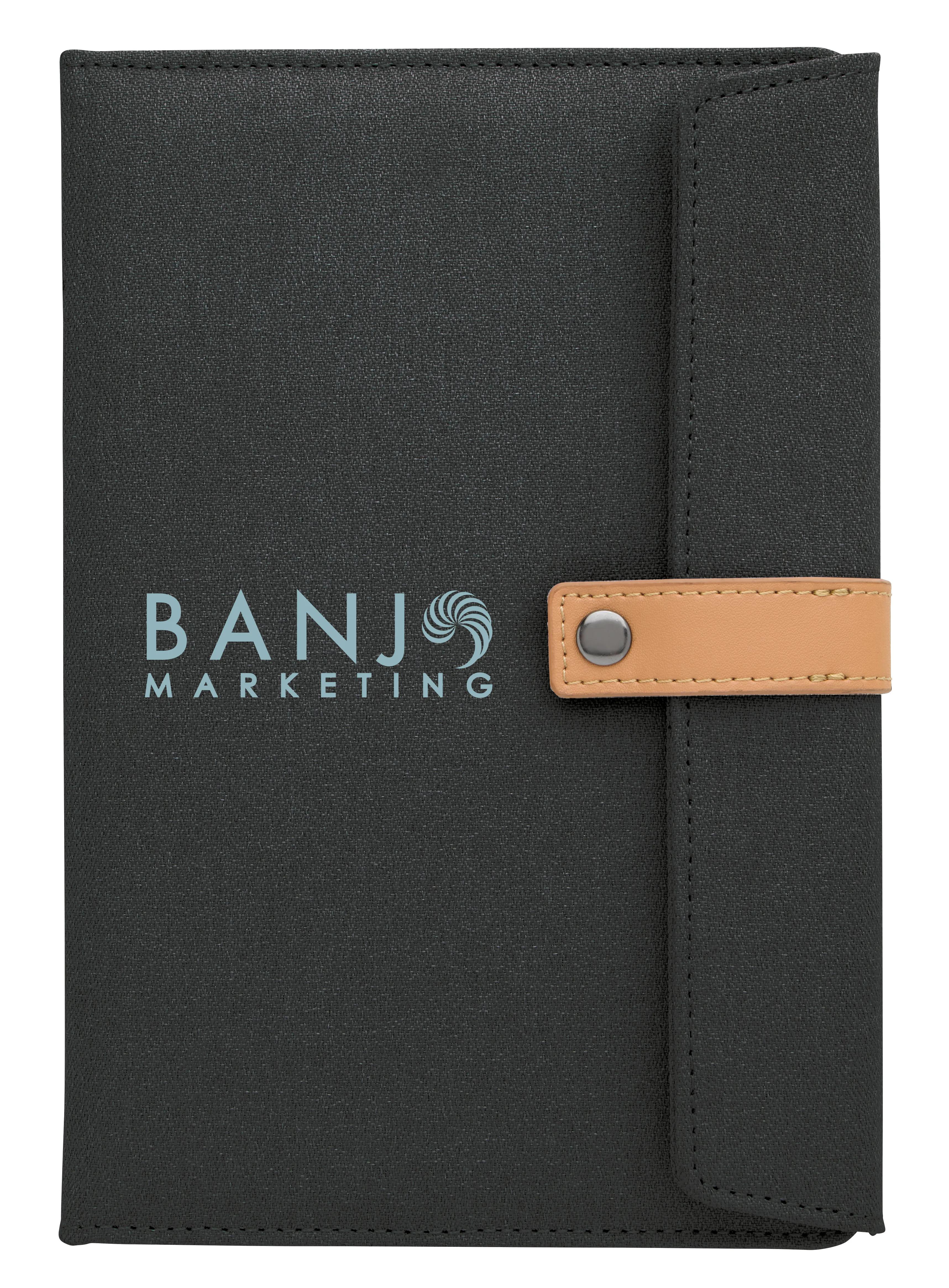 Good Value™ Two-Tone Journal with Leather Closure 15 of 18