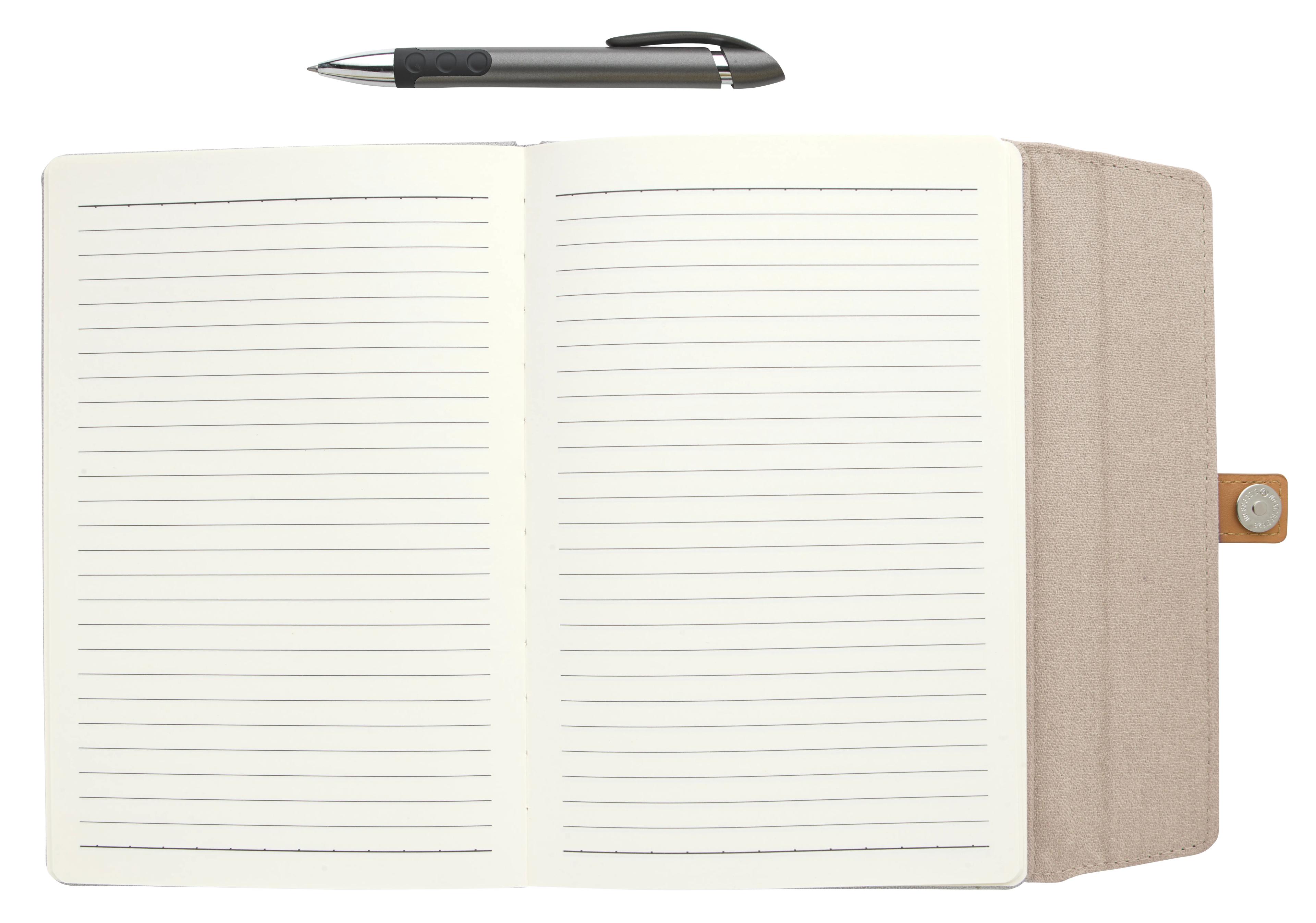 Good Value™ Two-Tone Journal with Leather Closure 13 of 18