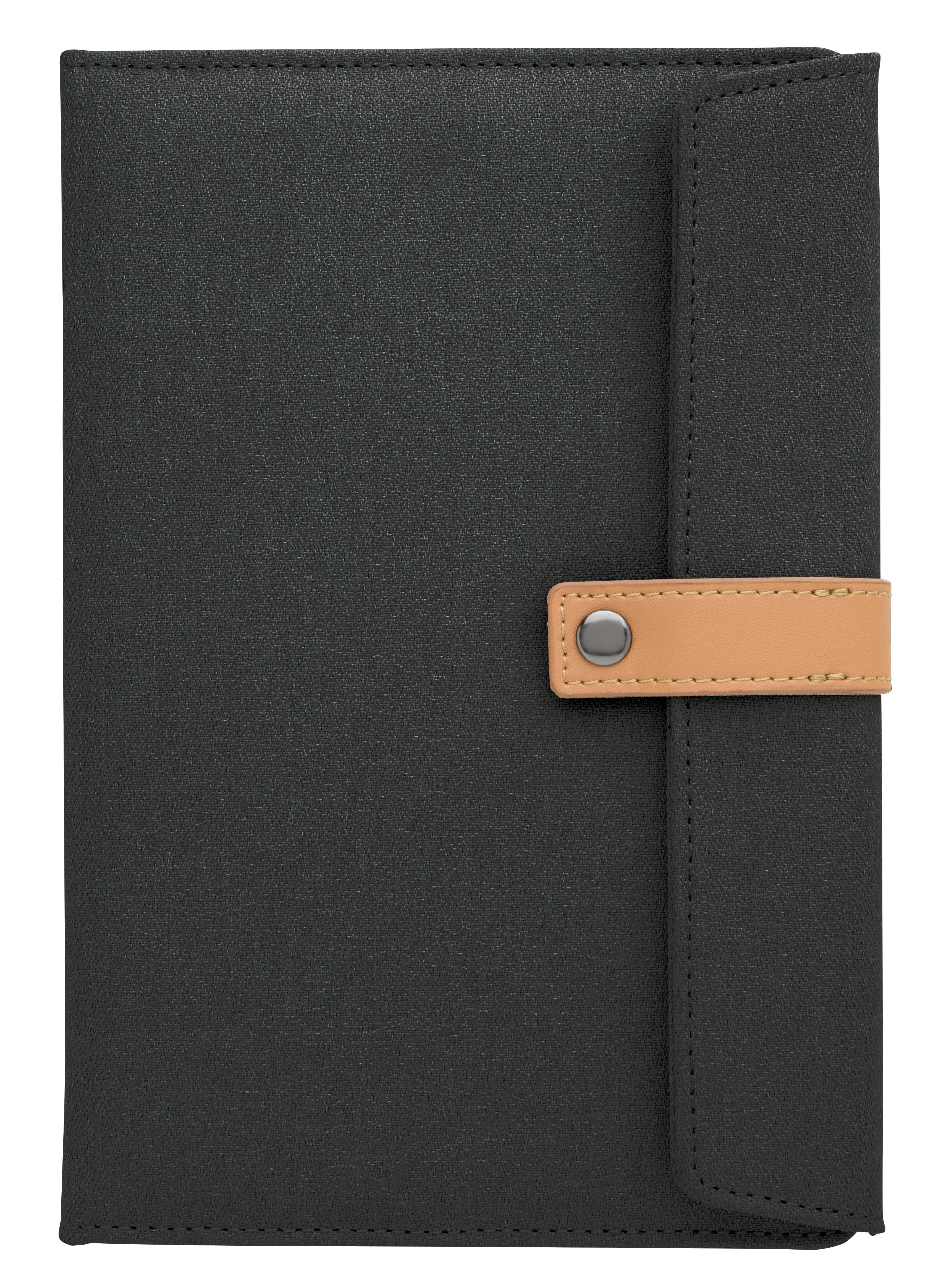 Two-Tone Journal with Leather Closure 2 of 9