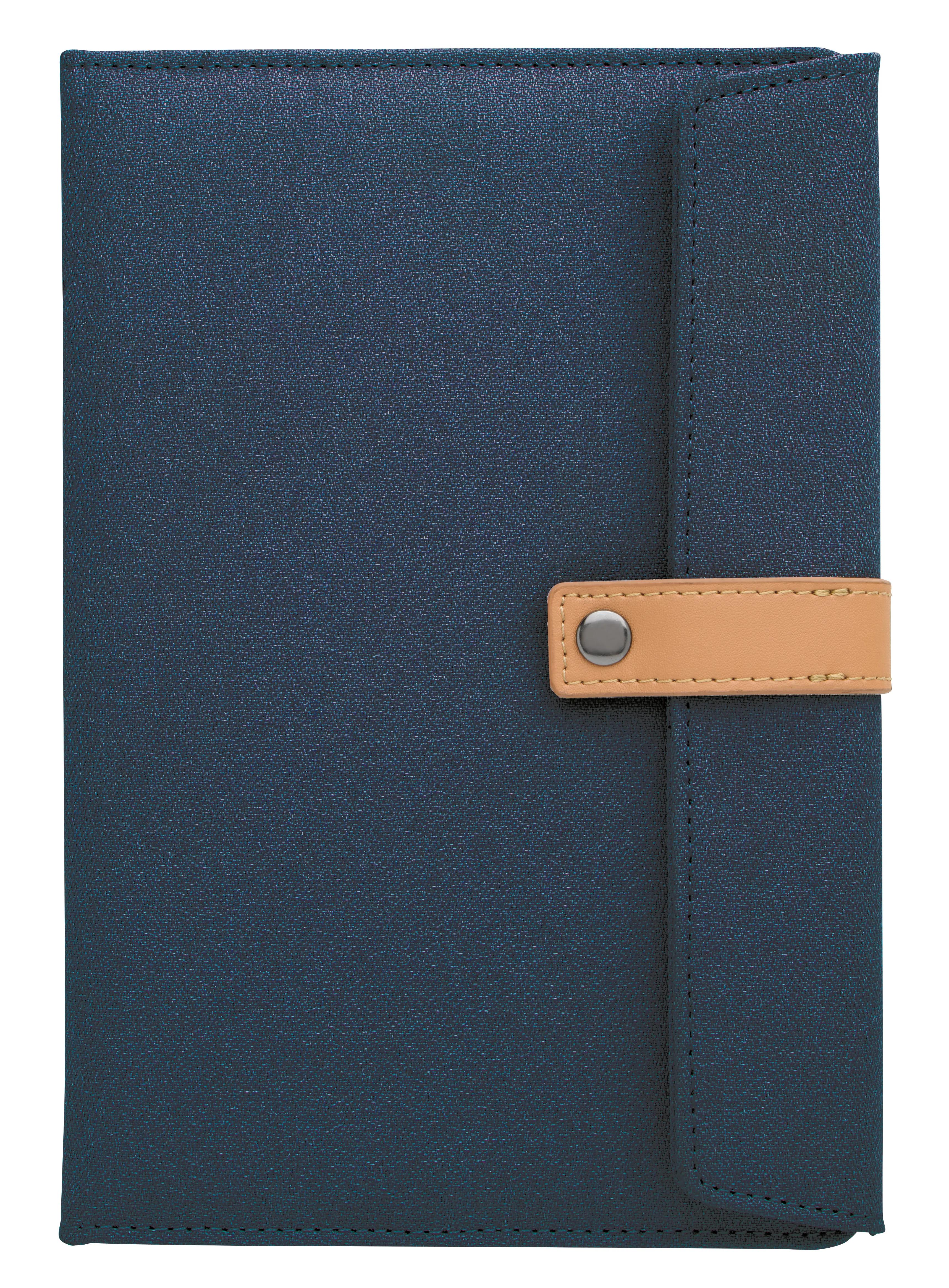 Two-Tone Journal with Leather Closure 1 of 9