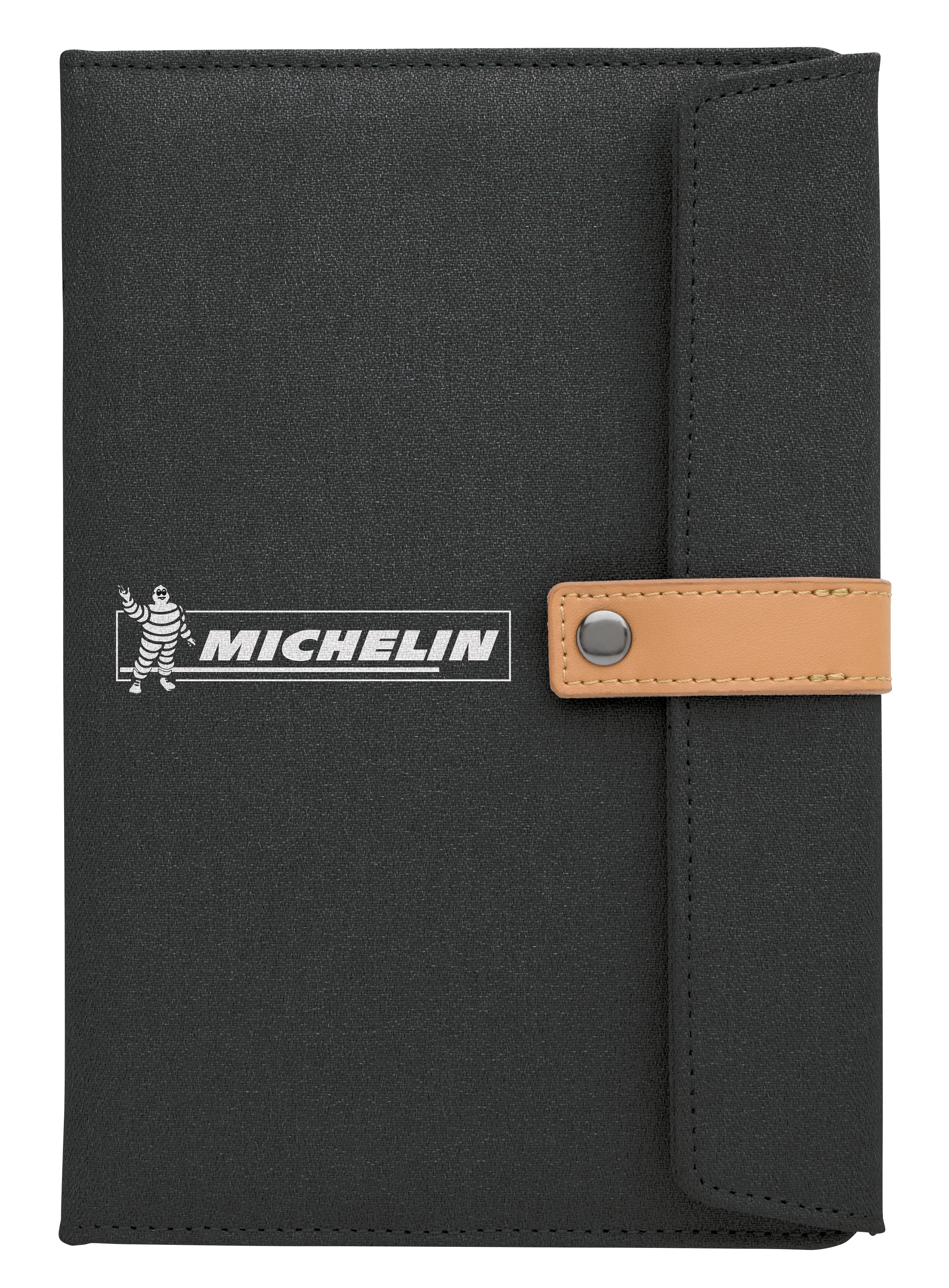 Good Value™ Two-Tone Journal with Leather Closure 14 of 18