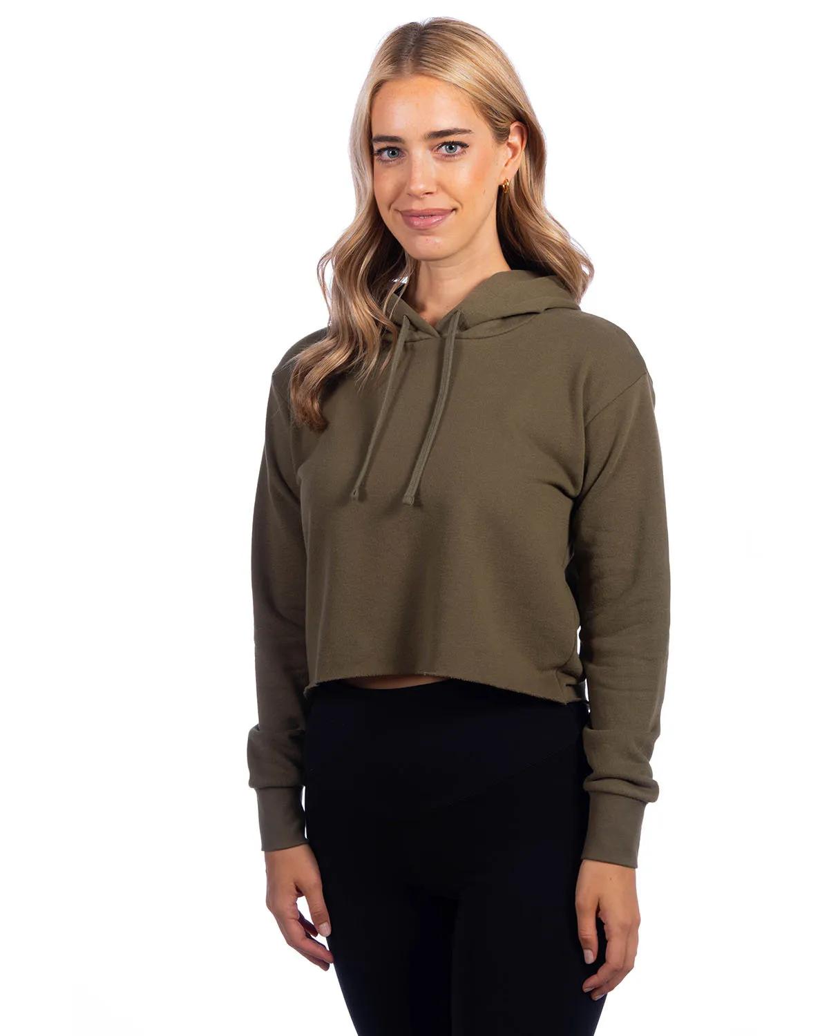 Ladies' Laguna Cropped Pullover Hooded Sweatshirt 22 of 31
