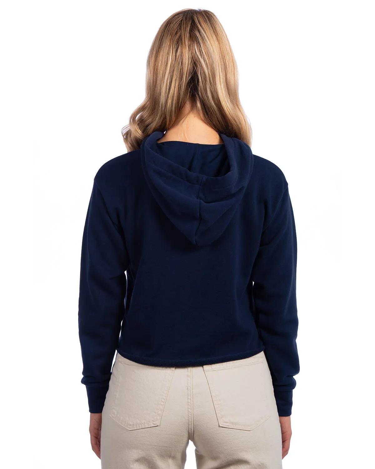 Ladies' Laguna Cropped Pullover Hooded Sweatshirt 17 of 31