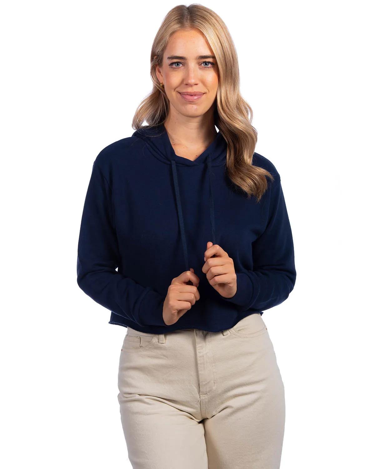 Ladies' Laguna Cropped Pullover Hooded Sweatshirt 15 of 31
