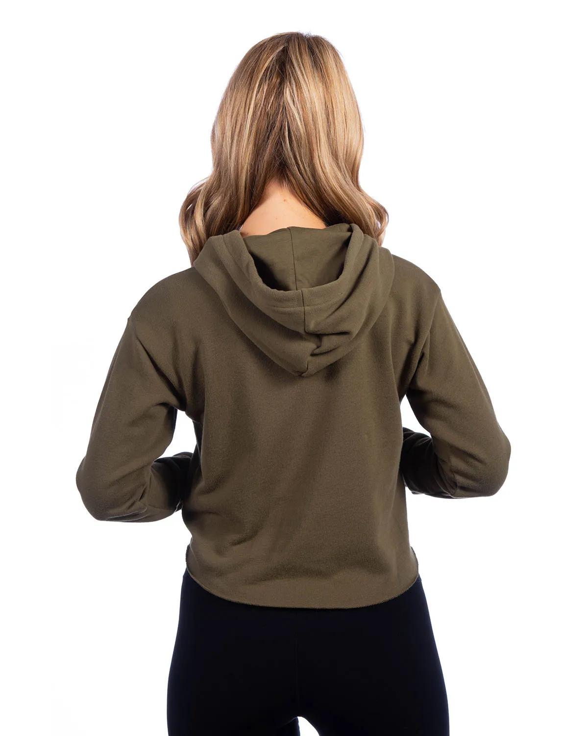 Ladies' Laguna Cropped Pullover Hooded Sweatshirt 21 of 31
