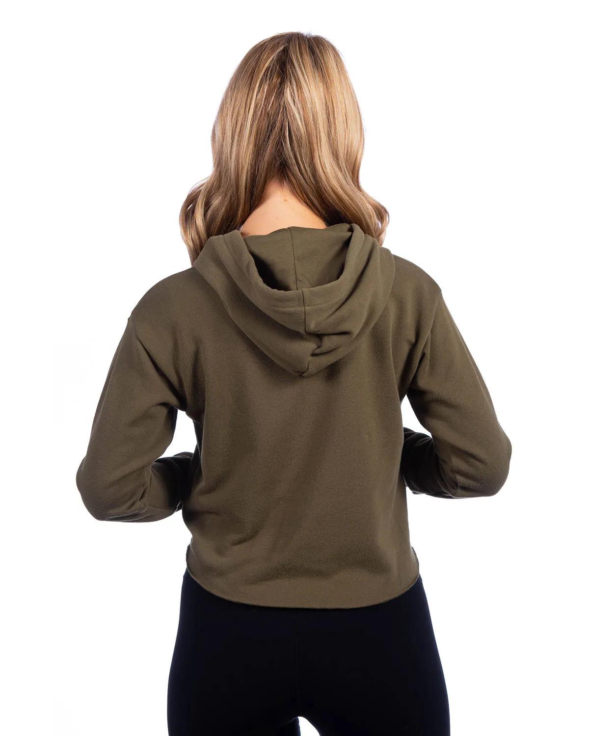 Ladies' Laguna Cropped Pullover Hooded Sweatshirt 24 of 31