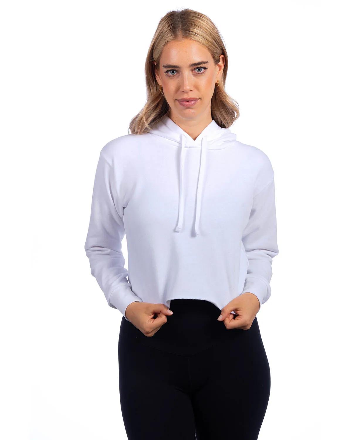 Ladies' Laguna Cropped Pullover Hooded Sweatshirt 9 of 31