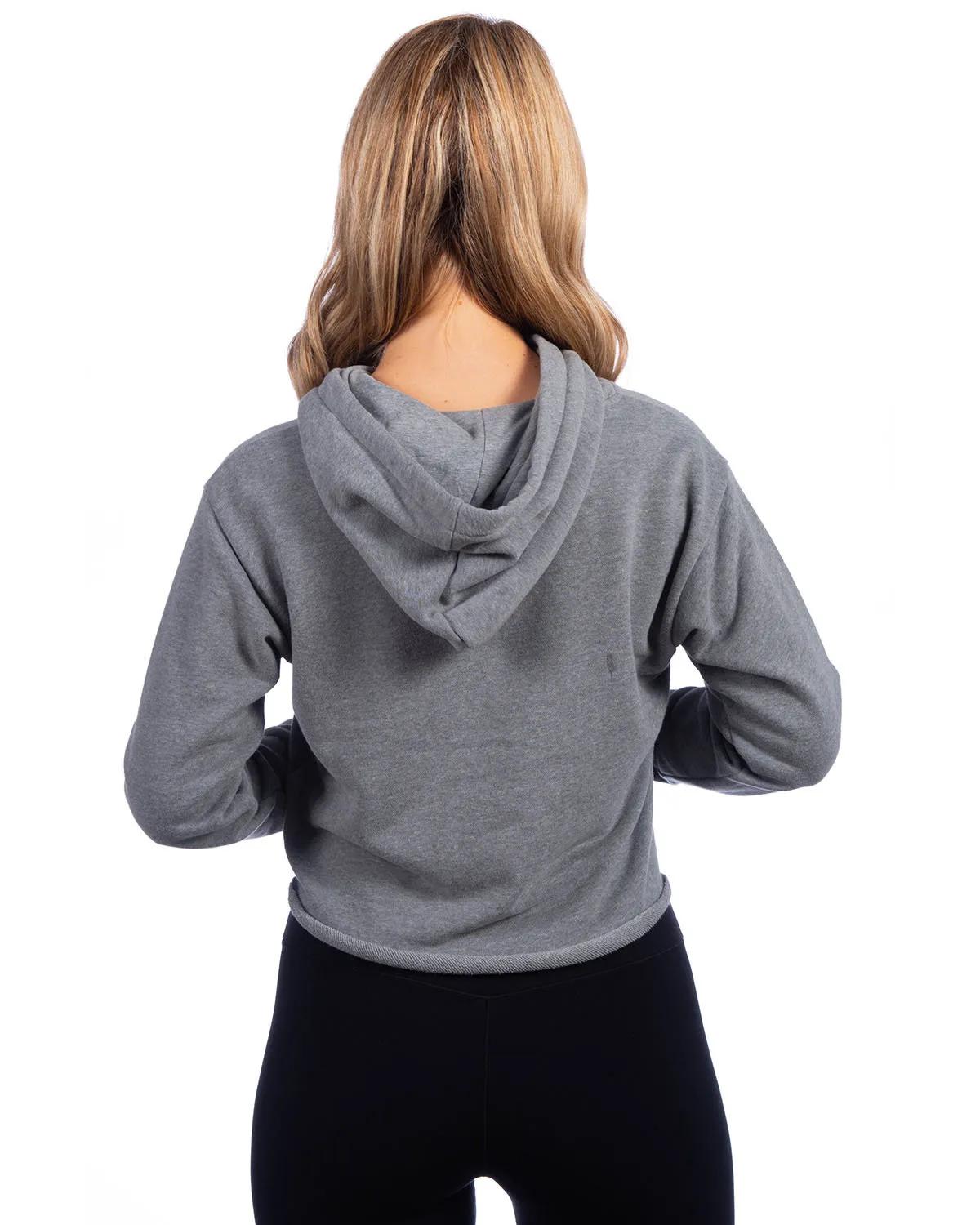 Ladies' Laguna Cropped Pullover Hooded Sweatshirt 9 of 31