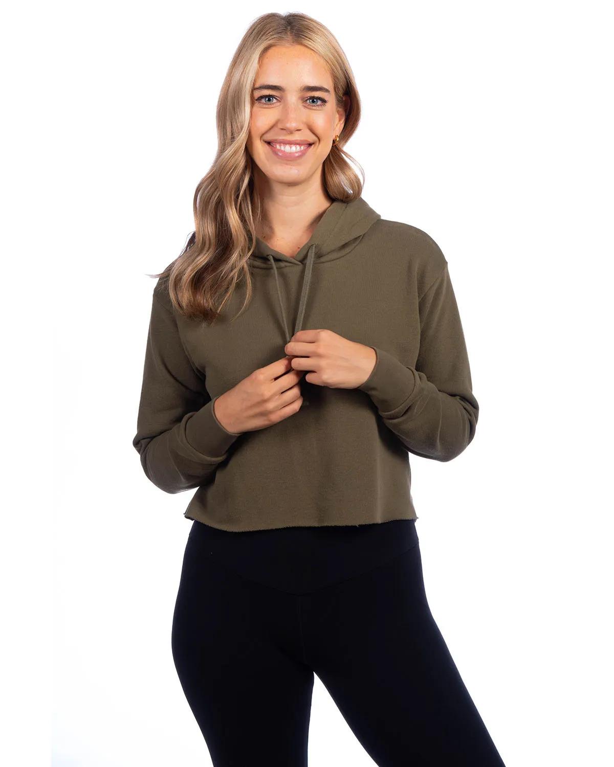 Ladies' Laguna Cropped Pullover Hooded Sweatshirt 20 of 31