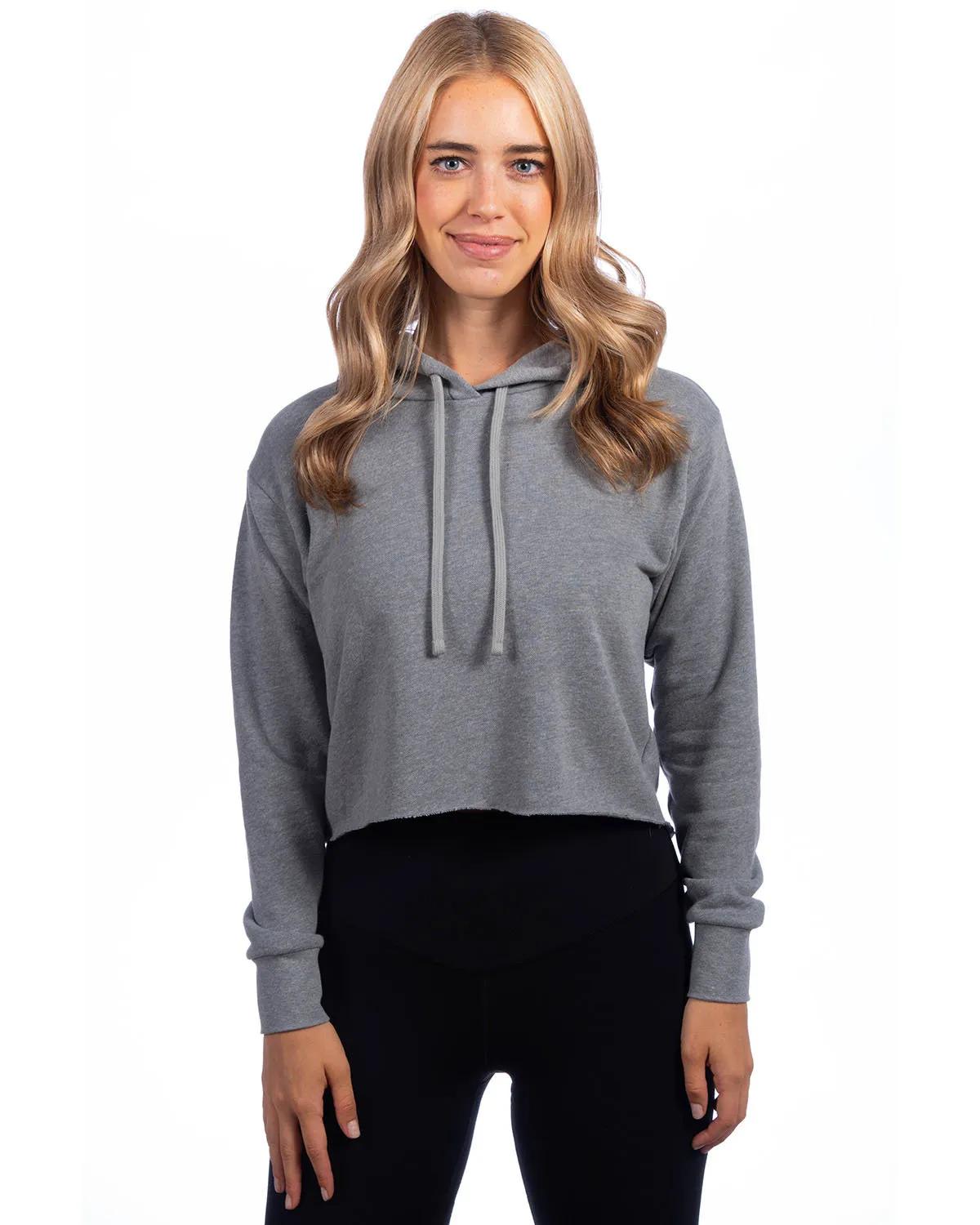 Ladies' Laguna Cropped Pullover Hooded Sweatshirt