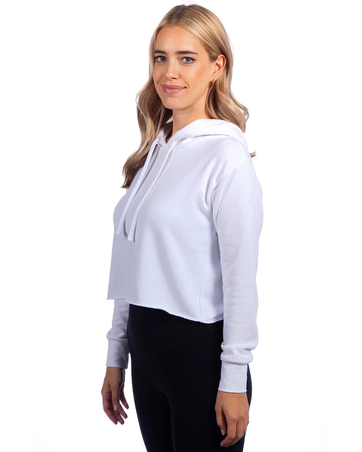Ladies' Laguna Cropped Pullover Hooded Sweatshirt 11 of 31