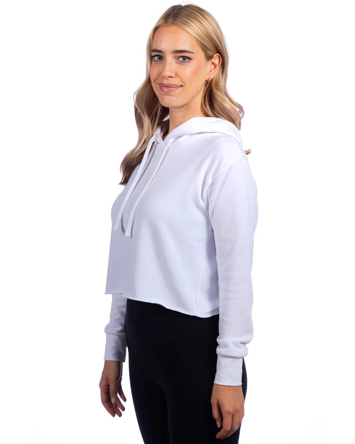 Ladies' Laguna Cropped Pullover Hooded Sweatshirt 16 of 31