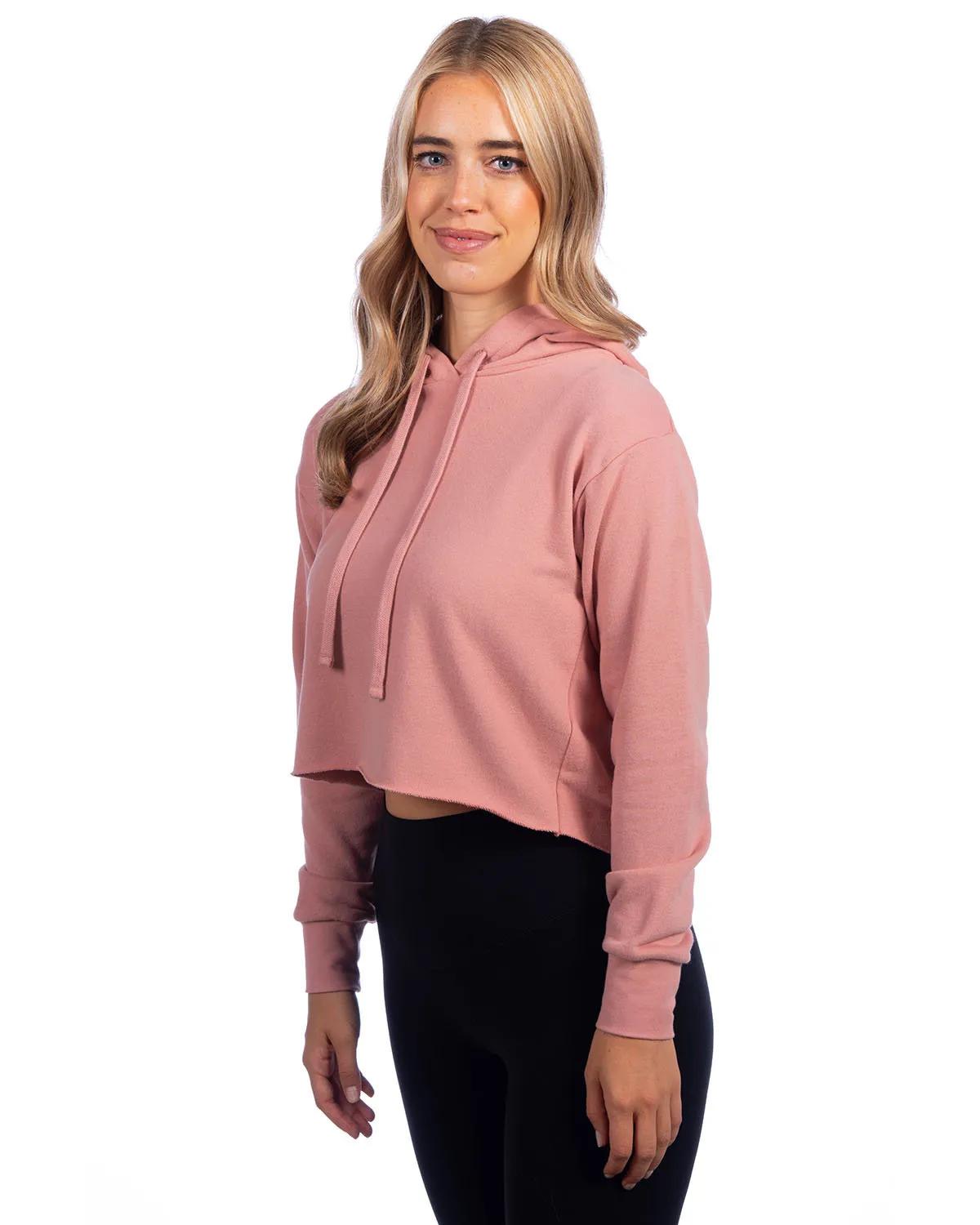 Ladies' Laguna Cropped Pullover Hooded Sweatshirt 28 of 31