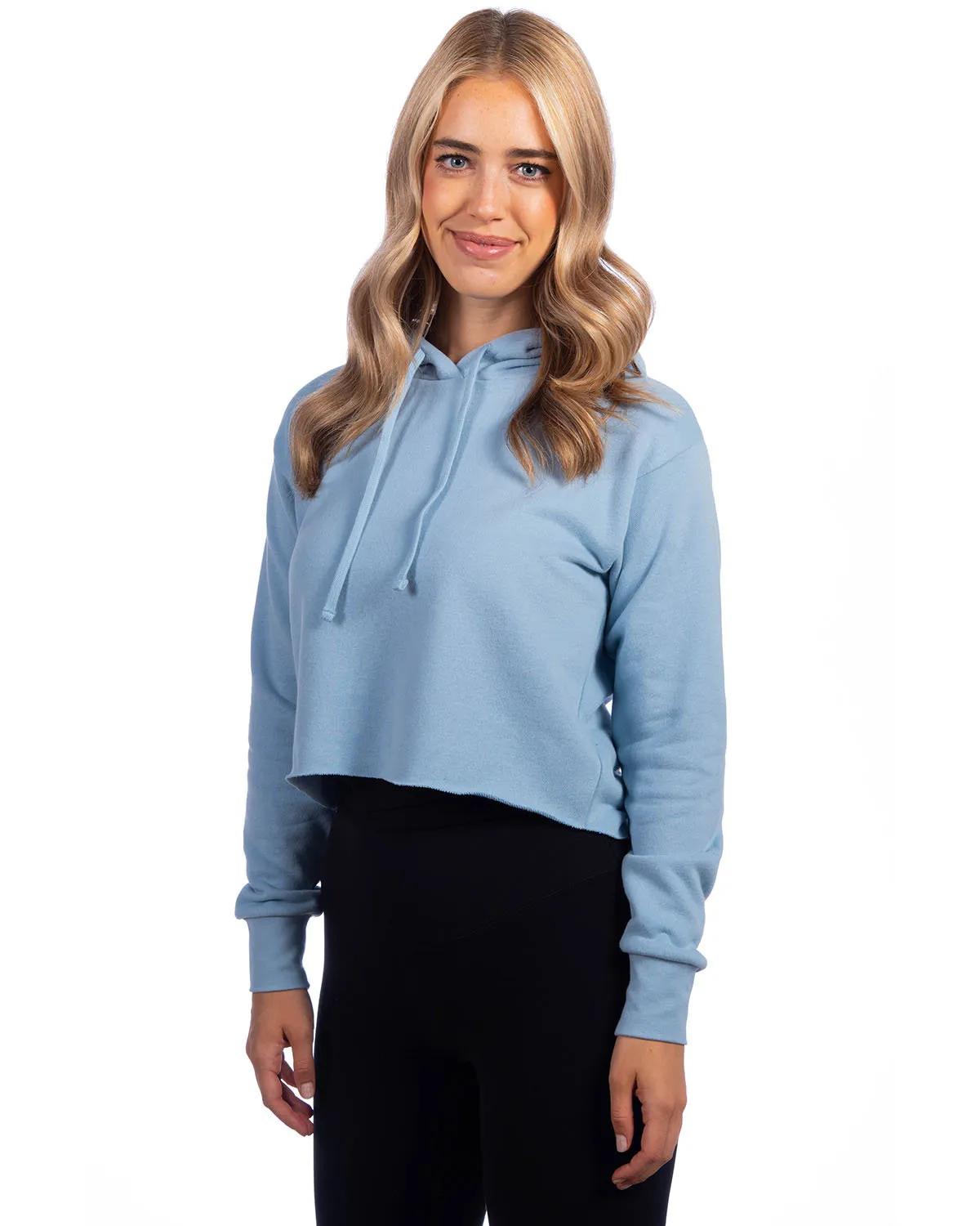 Ladies' Laguna Cropped Pullover Hooded Sweatshirt 23 of 31