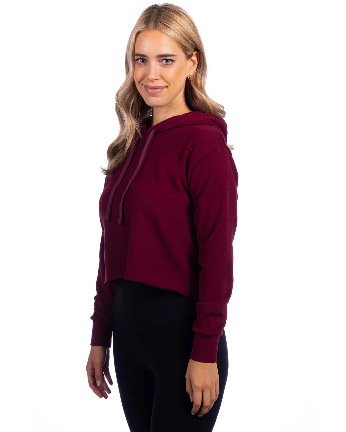 Ladies' Laguna Cropped Pullover Hooded Sweatshirt 22 of 31