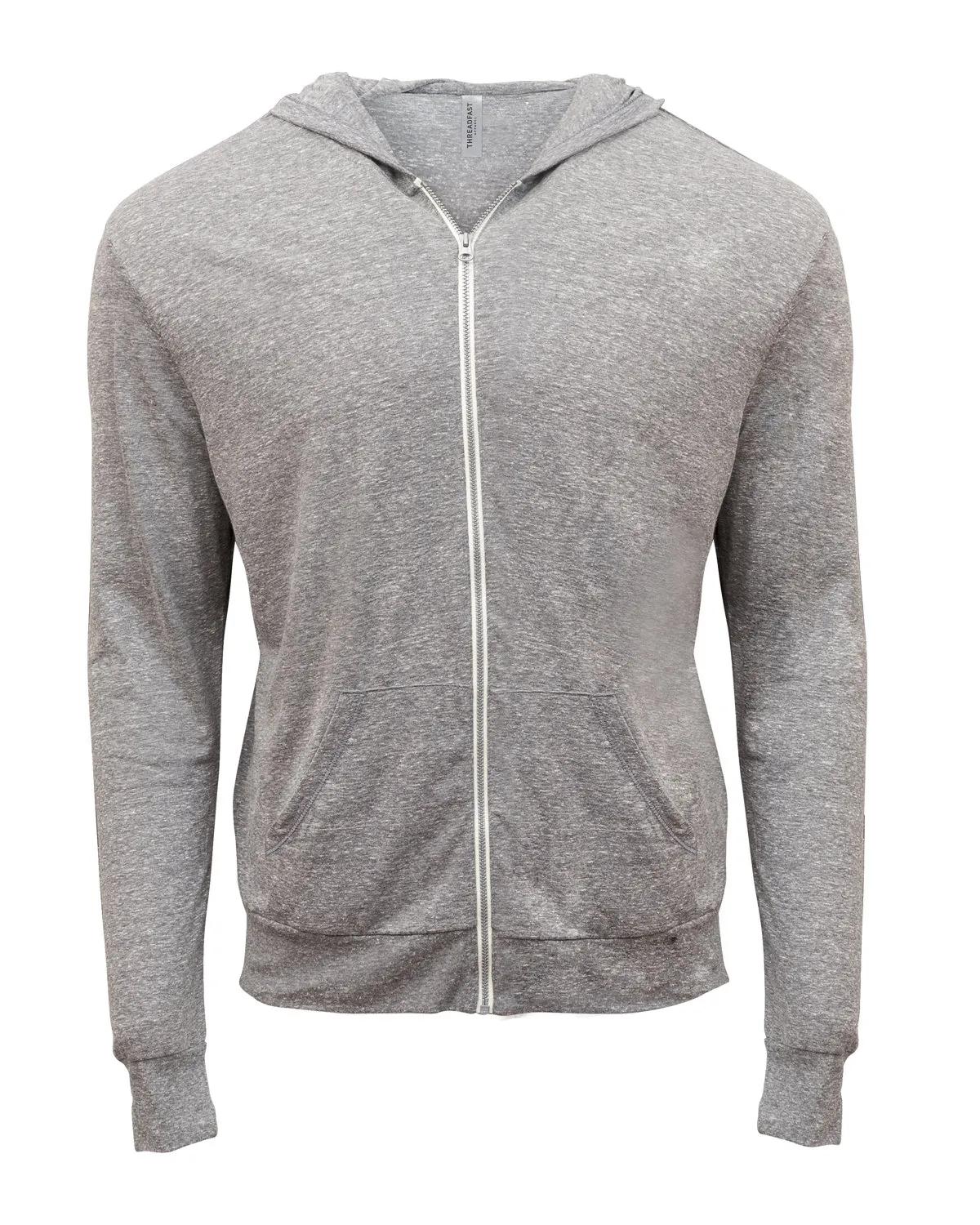 Unisex Triblend Full-Zip Light Hoodie 32 of 46