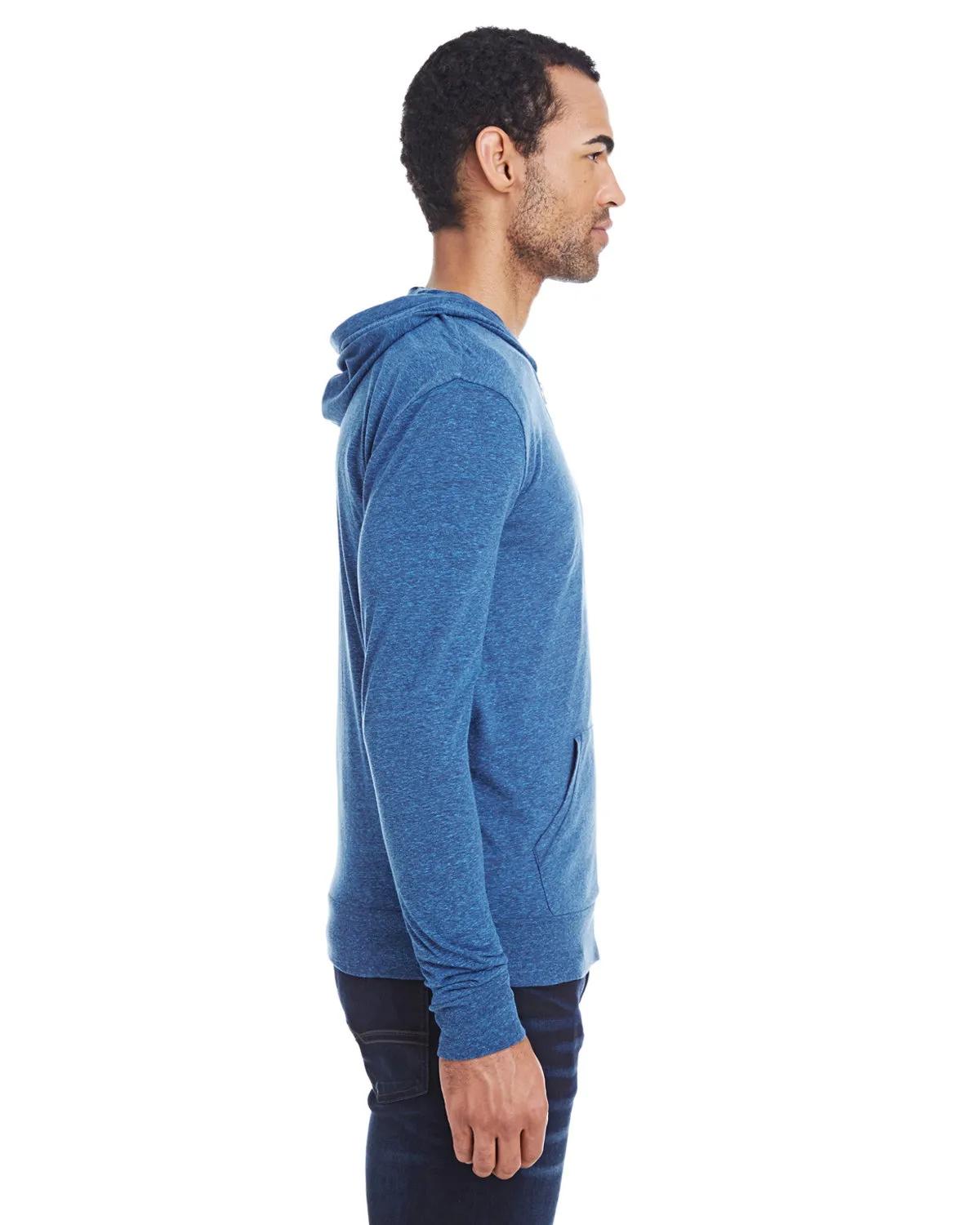 Unisex Triblend Full-Zip Light Hoodie 15 of 46
