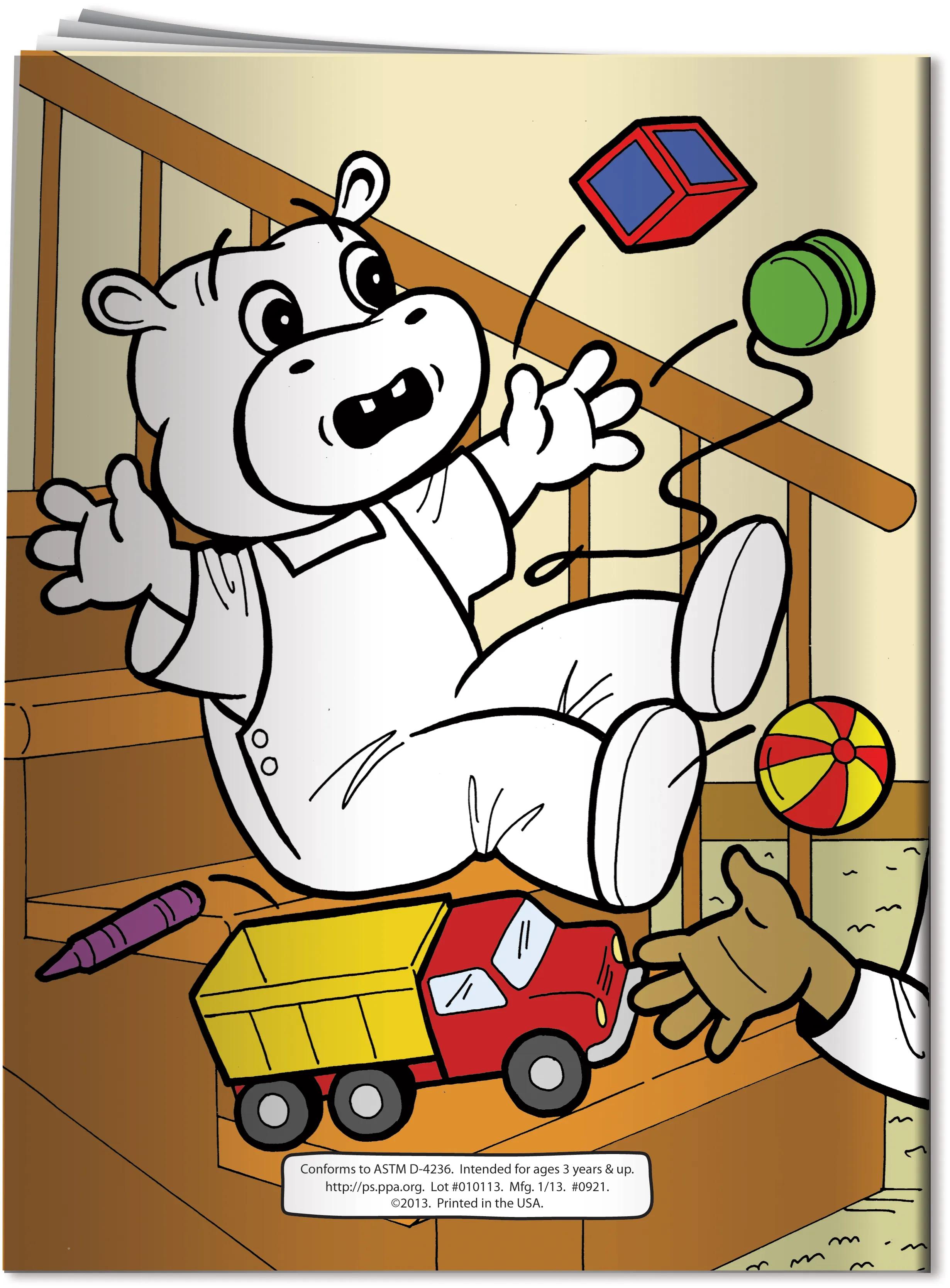 Coloring Book: Home Safety 2 of 4