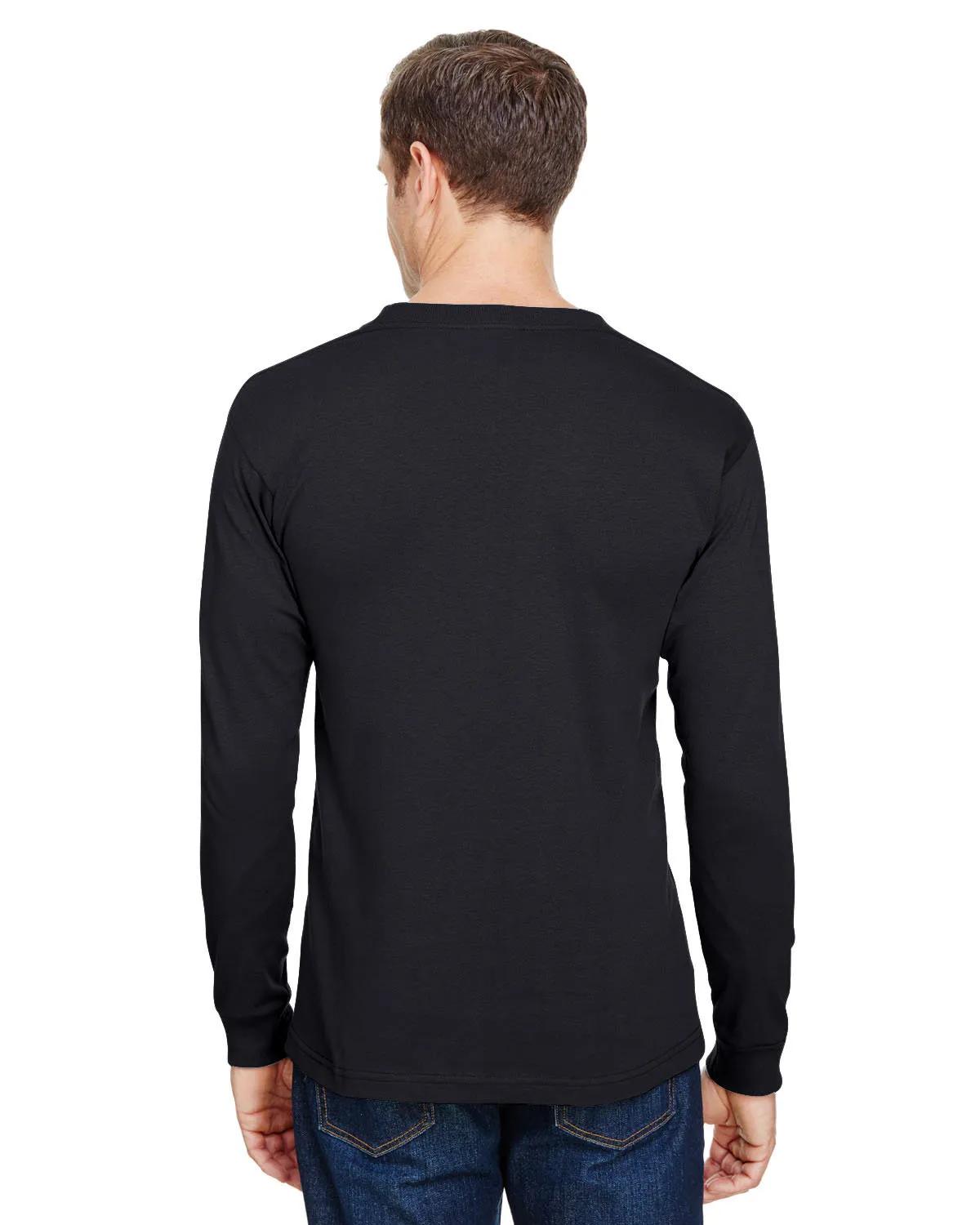 Unisex USA Made Long-Sleeve Pocket T-Shirt 24 of 32