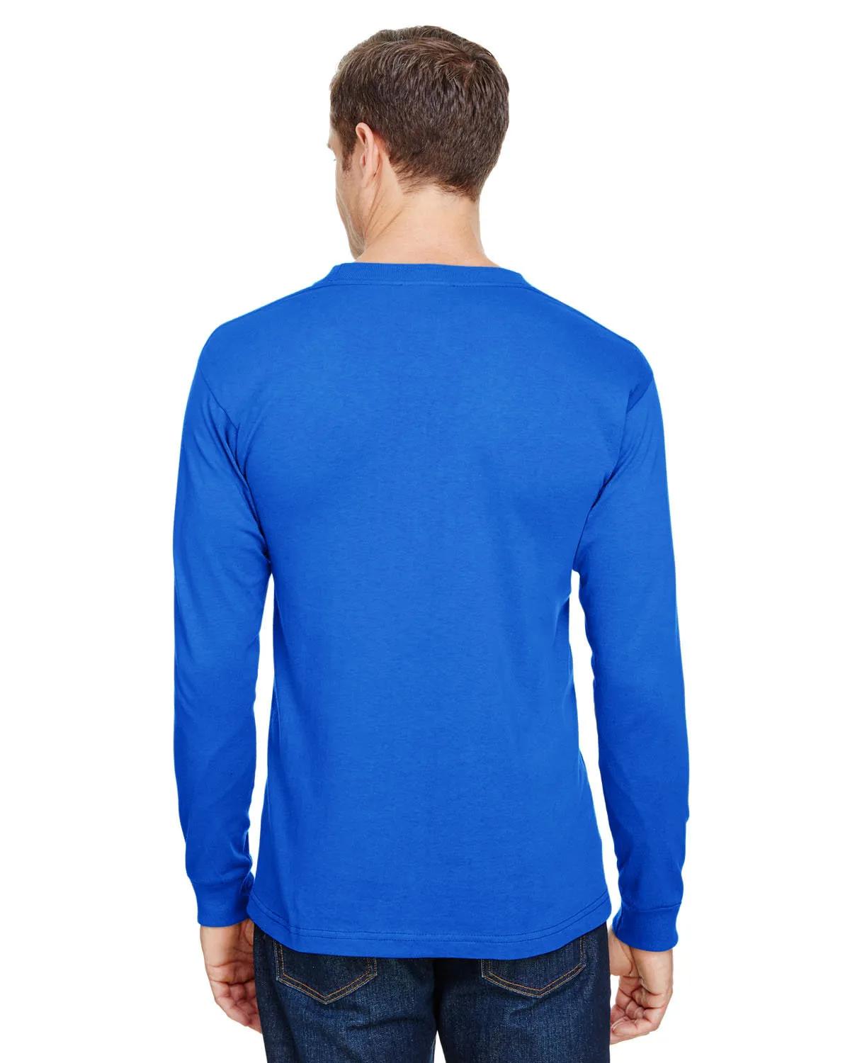 Unisex USA Made Long-Sleeve Pocket T-Shirt 16 of 32