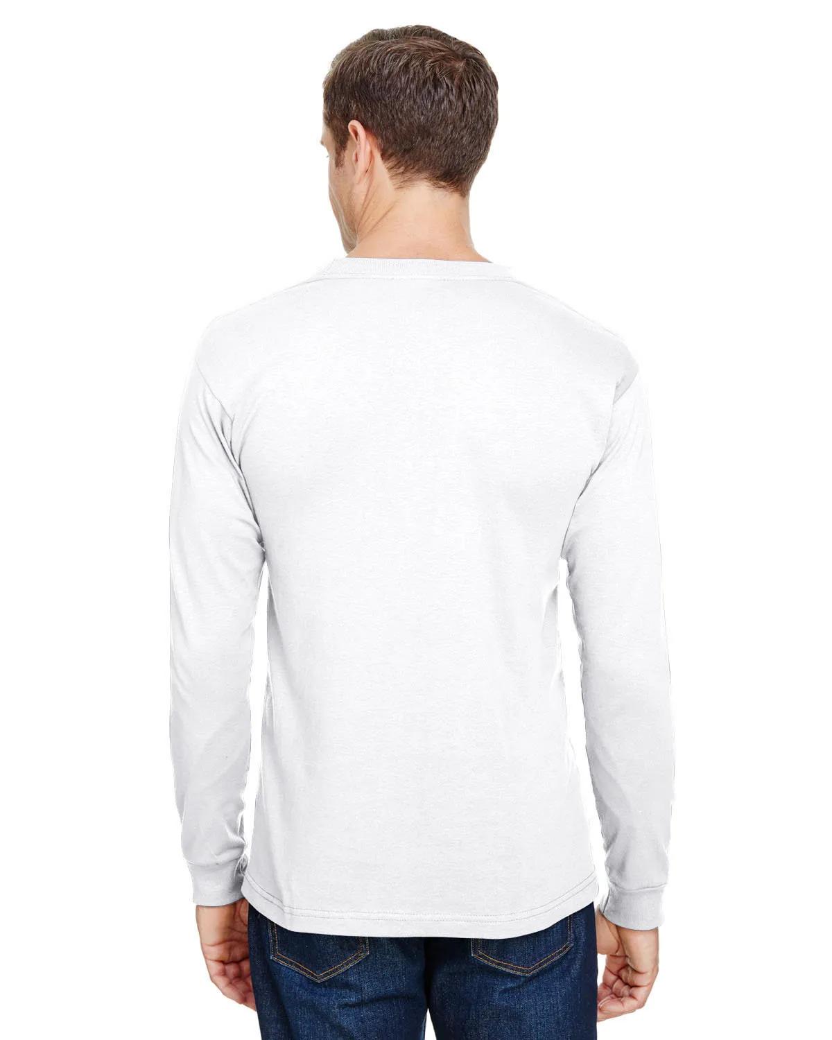 Unisex USA Made Long-Sleeve Pocket T-Shirt 19 of 32