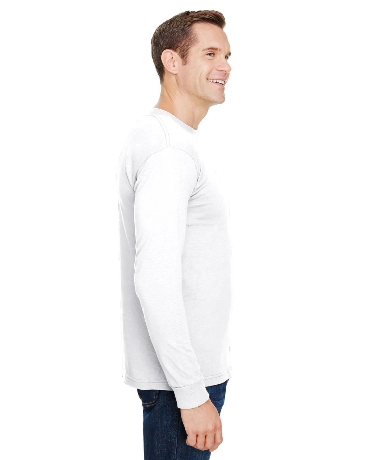 Unisex USA Made Long-Sleeve Pocket T-Shirt 14 of 32