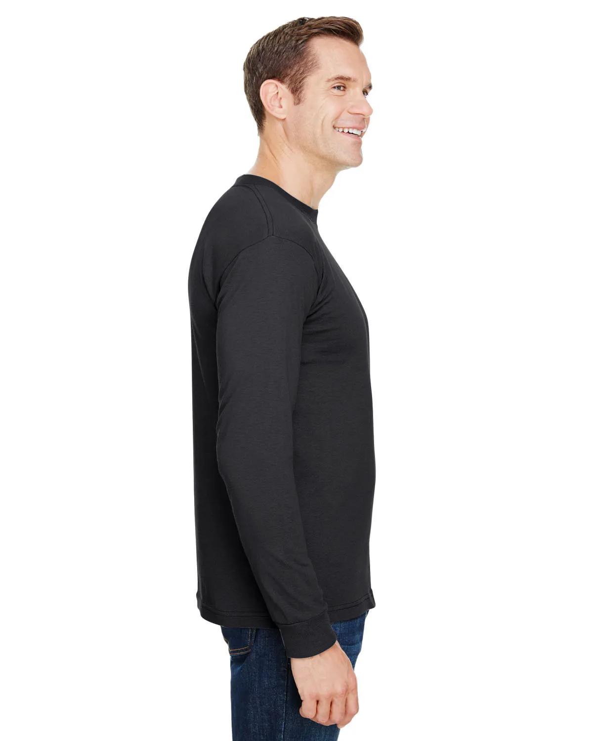 Unisex USA Made Long-Sleeve Pocket T-Shirt 32 of 32
