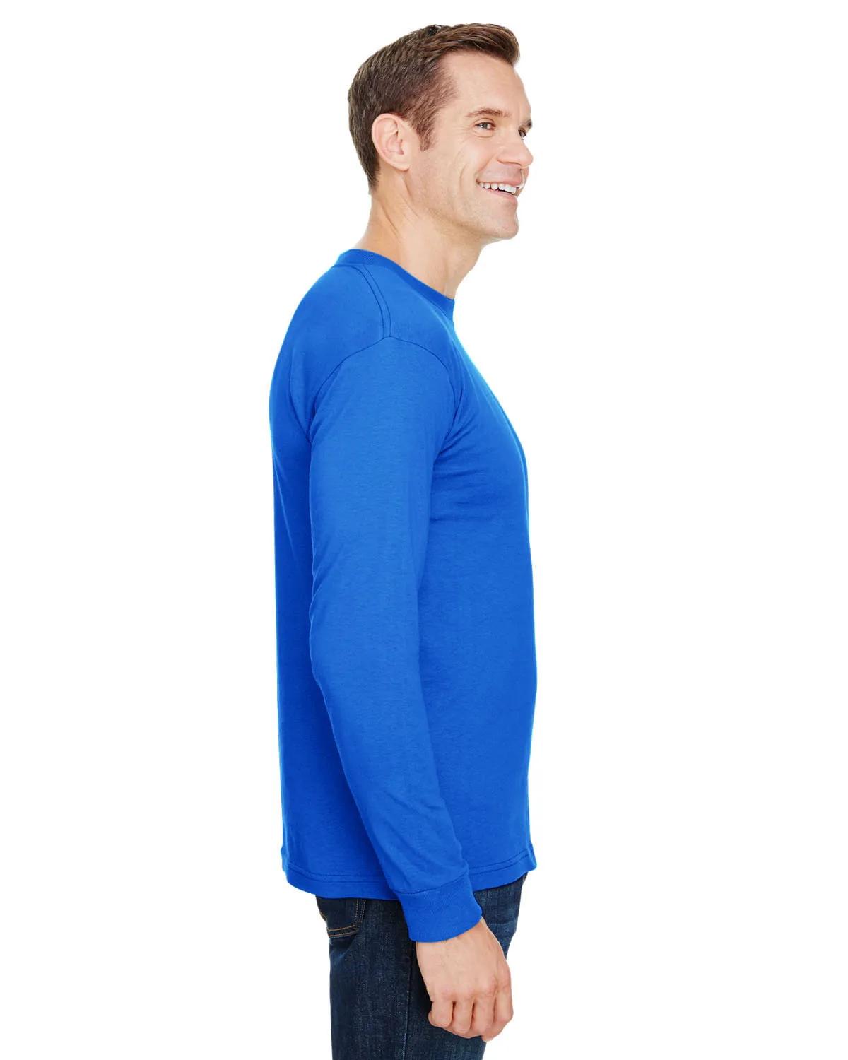 Unisex USA Made Long-Sleeve Pocket T-Shirt 17 of 32