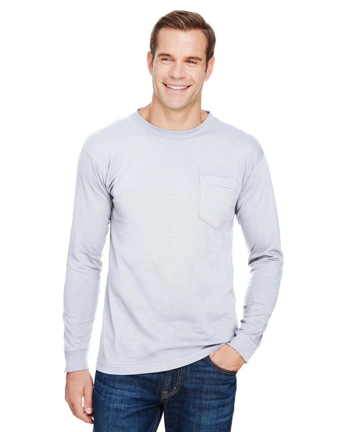 Unisex USA Made Long-Sleeve Pocket T-Shirt 6 of 32