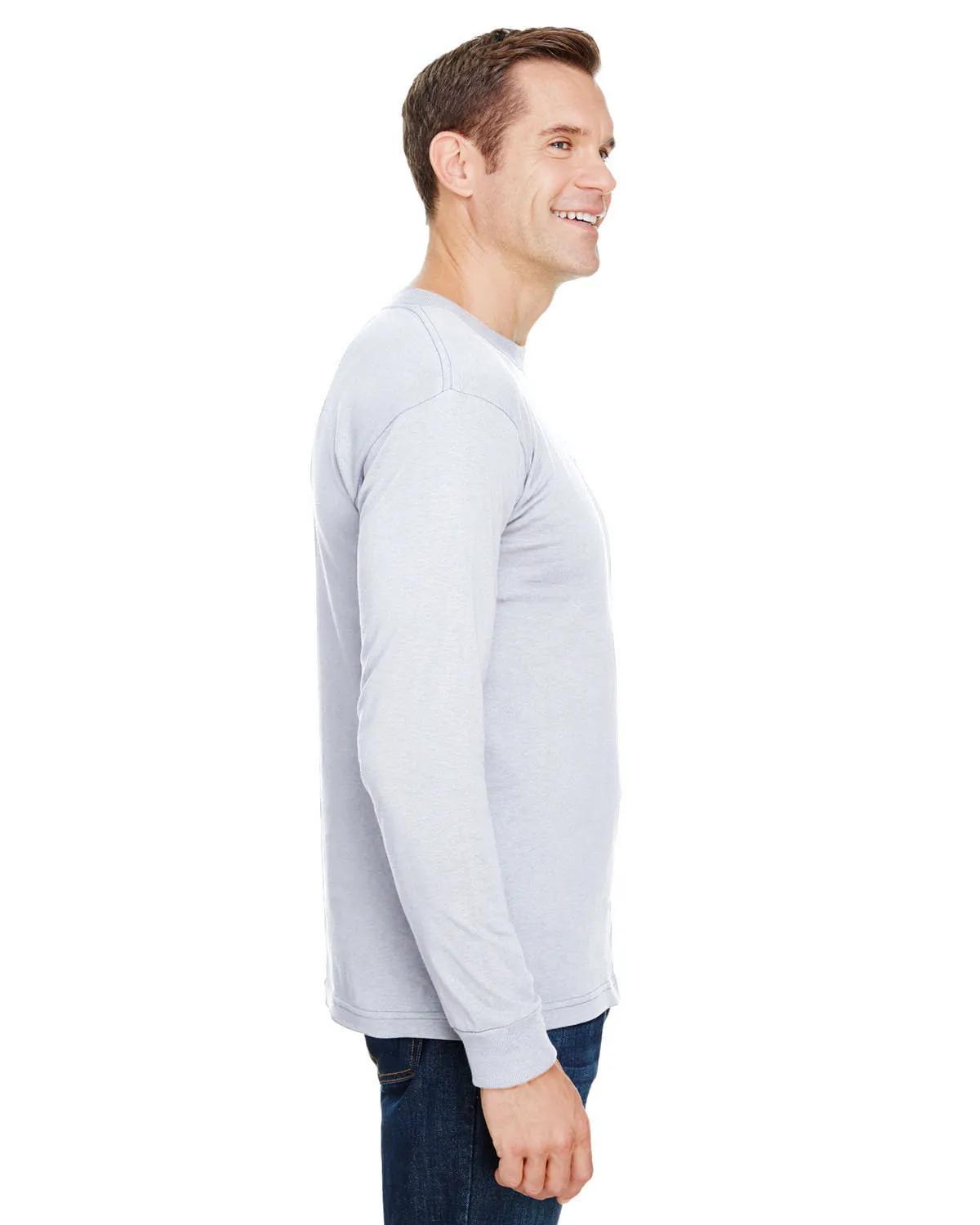 Unisex USA Made Long-Sleeve Pocket T-Shirt 23 of 32