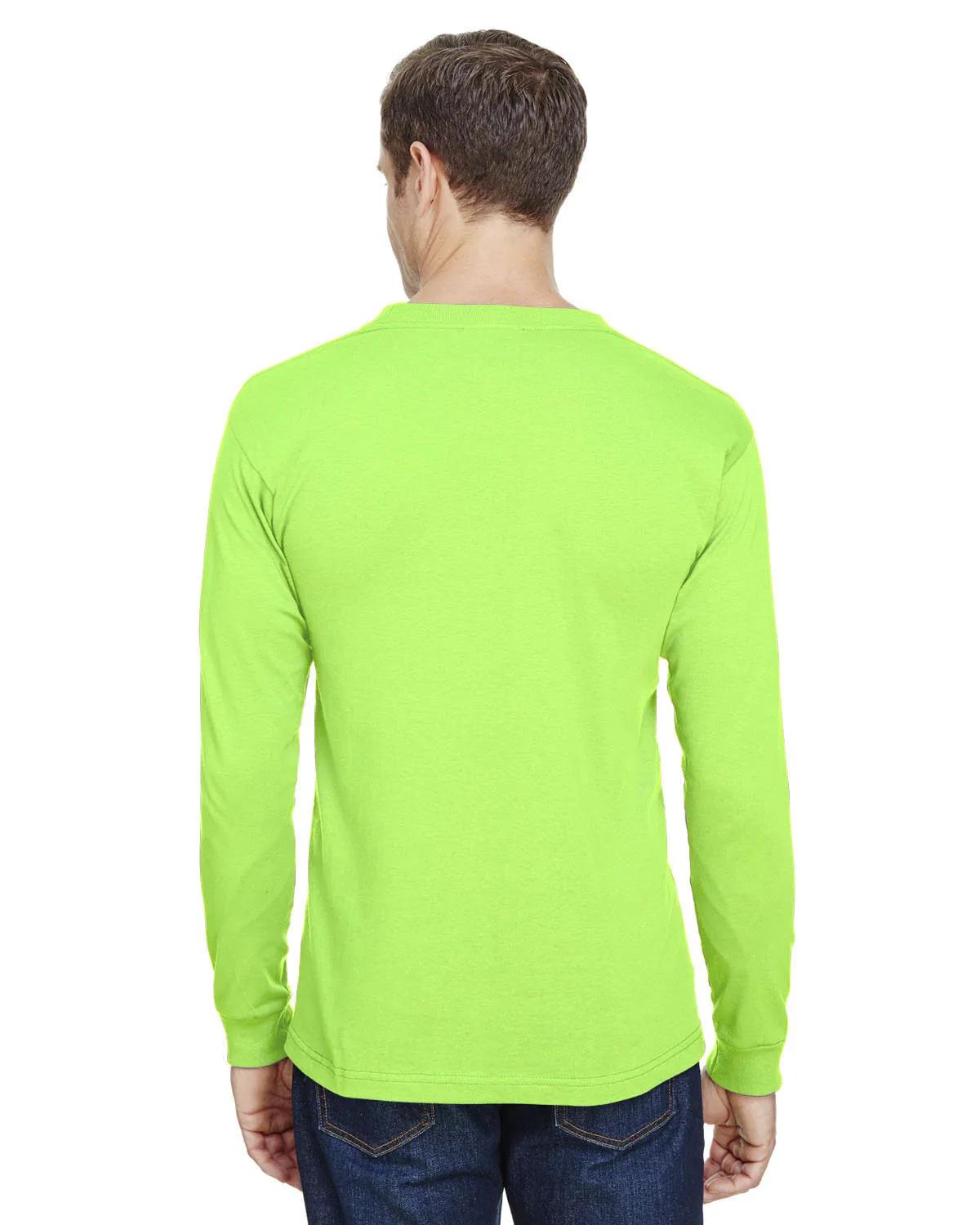 Unisex USA Made Long-Sleeve Pocket T-Shirt 15 of 32