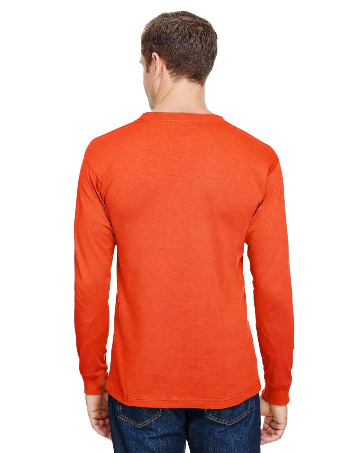 Unisex USA Made Long-Sleeve Pocket T-Shirt 18 of 32