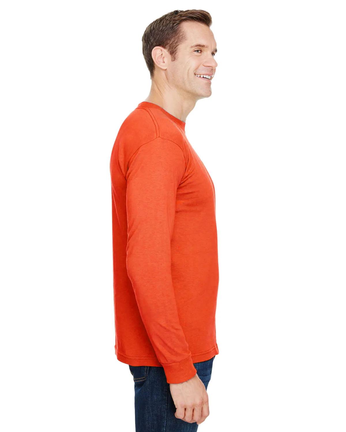 Unisex USA Made Long-Sleeve Pocket T-Shirt 20 of 32