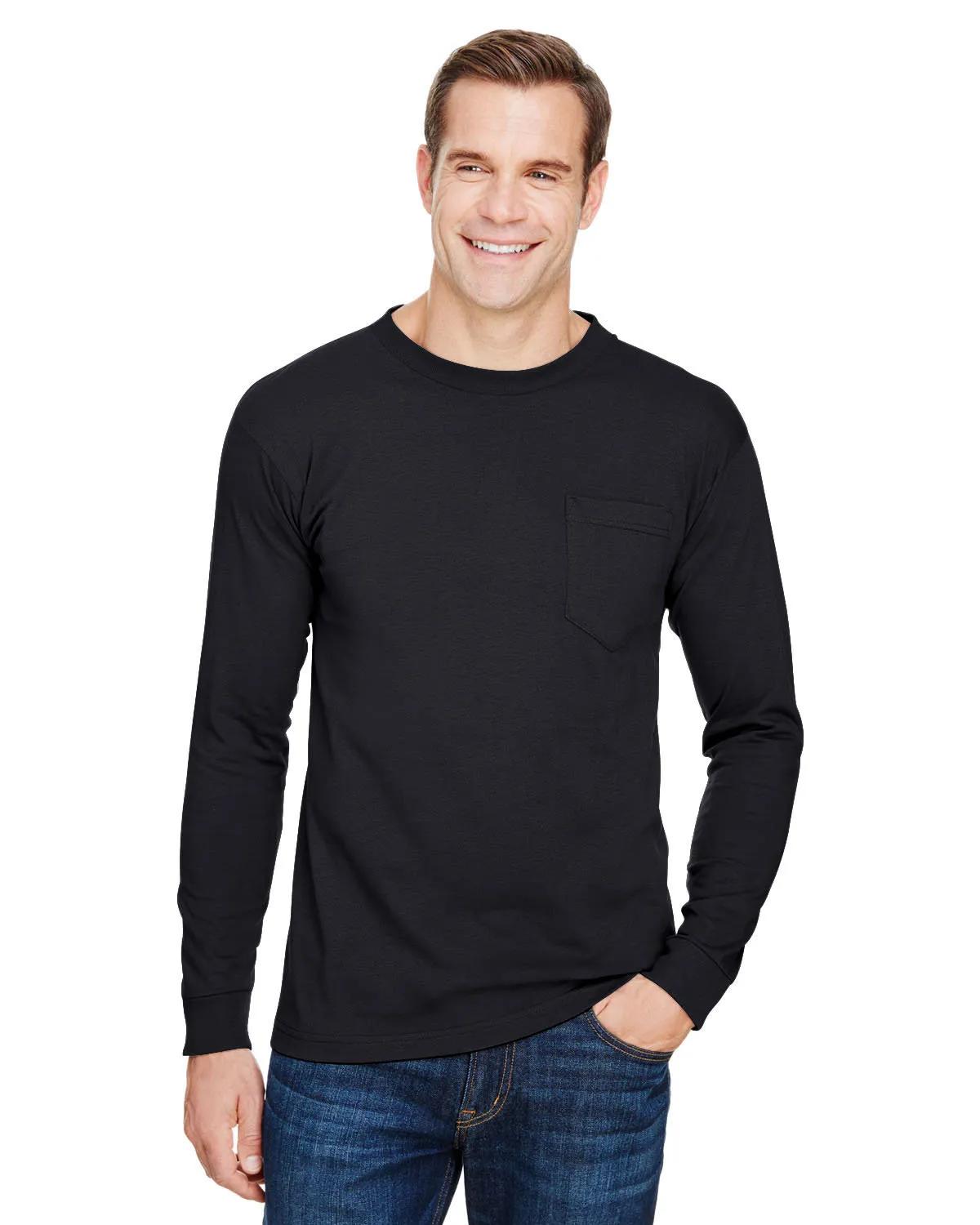 Unisex USA Made Long-Sleeve Pocket T-Shirt 11 of 32