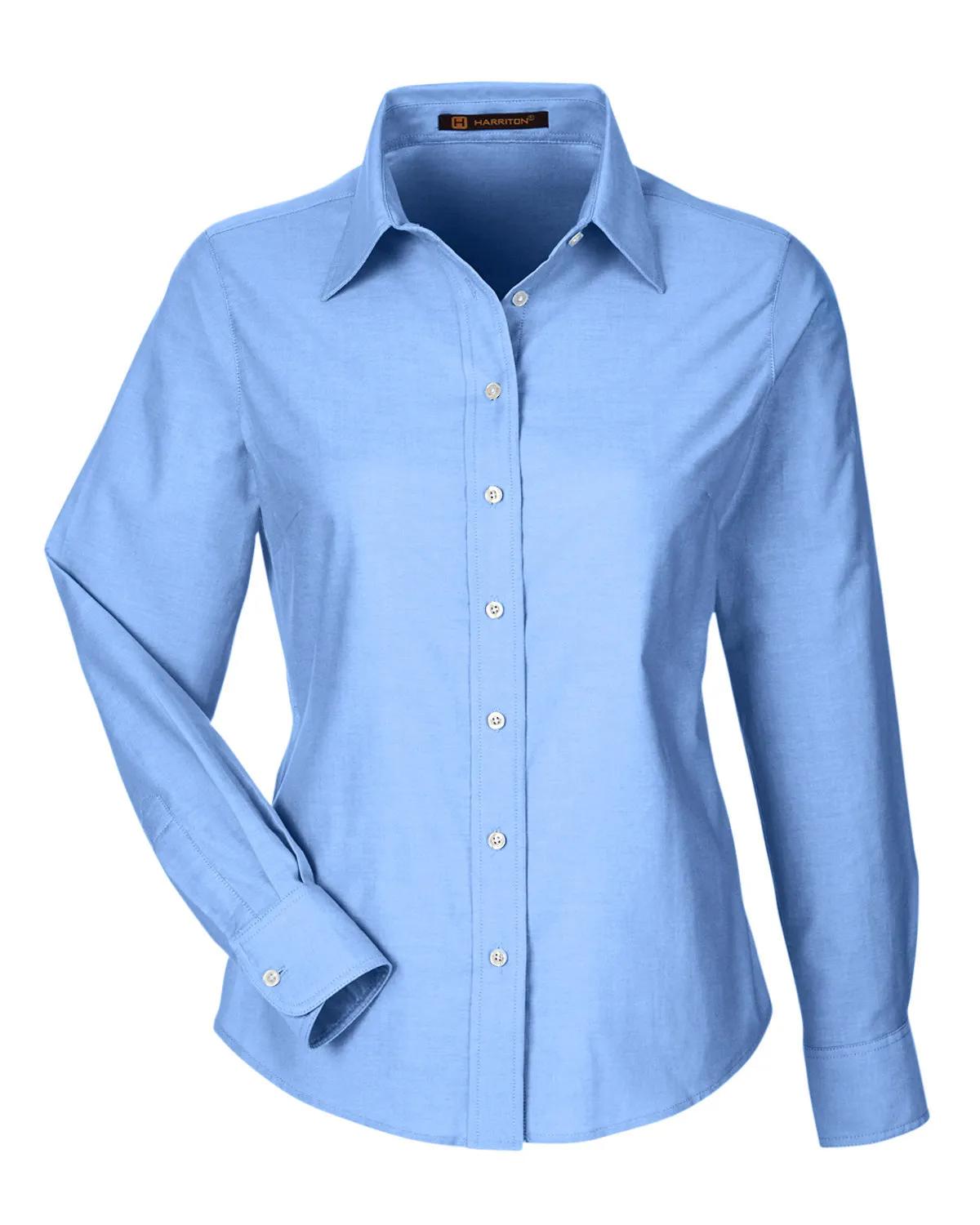 Ladies' Long-Sleeve Oxford with Stain-Release 6 of 27