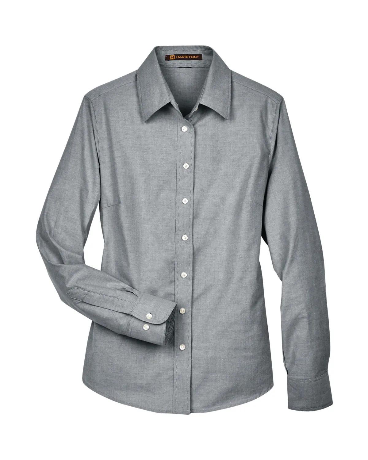 Ladies' Long-Sleeve Oxford with Stain-Release 12 of 27