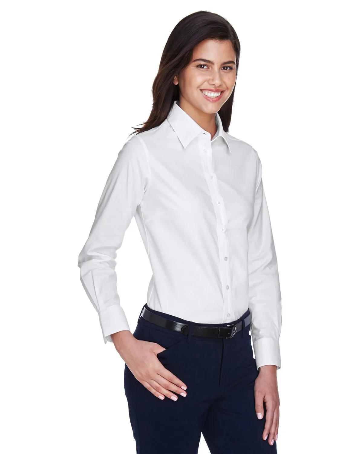 Ladies' Long-Sleeve Oxford with Stain-Release 16 of 27