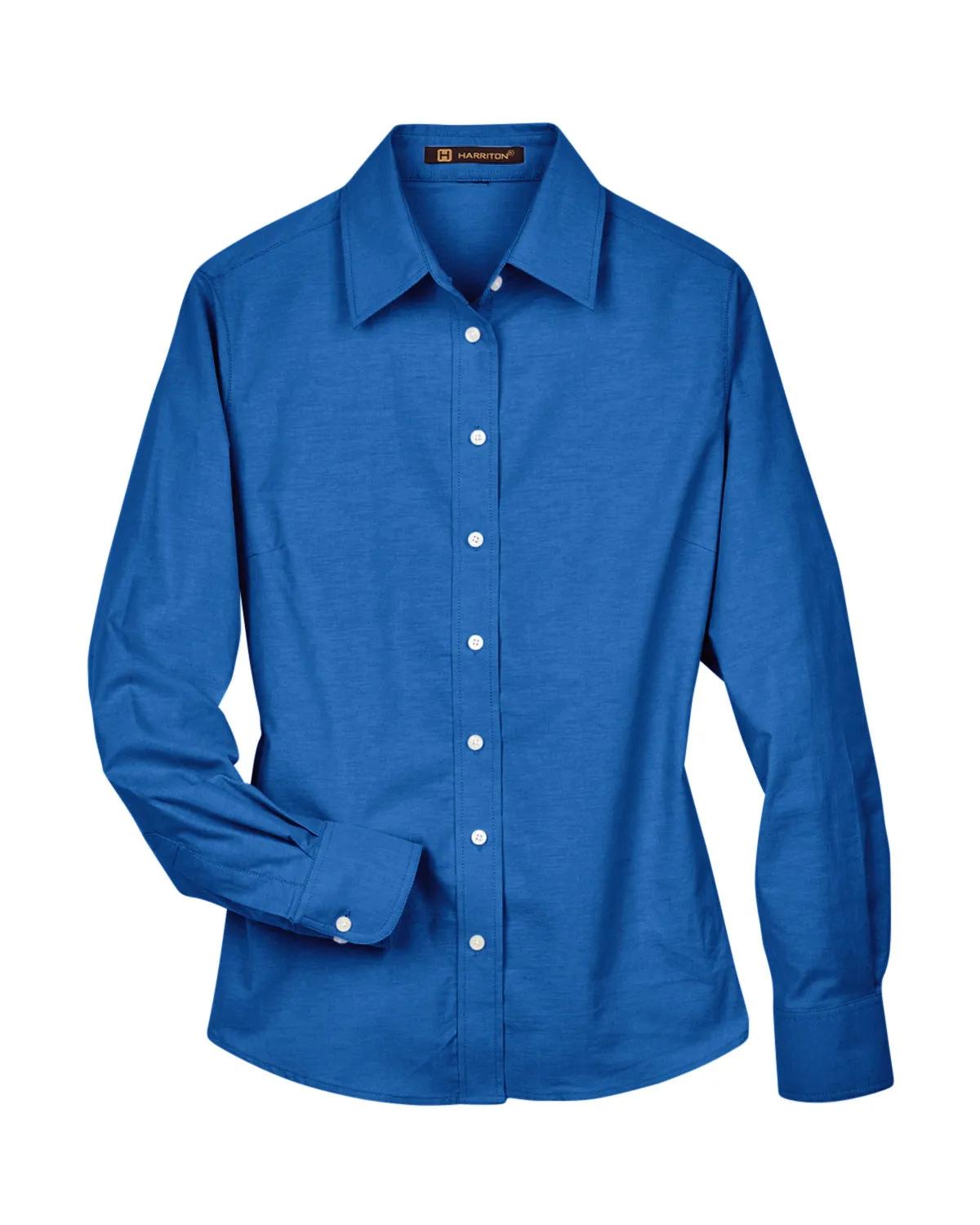 Ladies' Long-Sleeve Oxford with Stain-Release 21 of 27